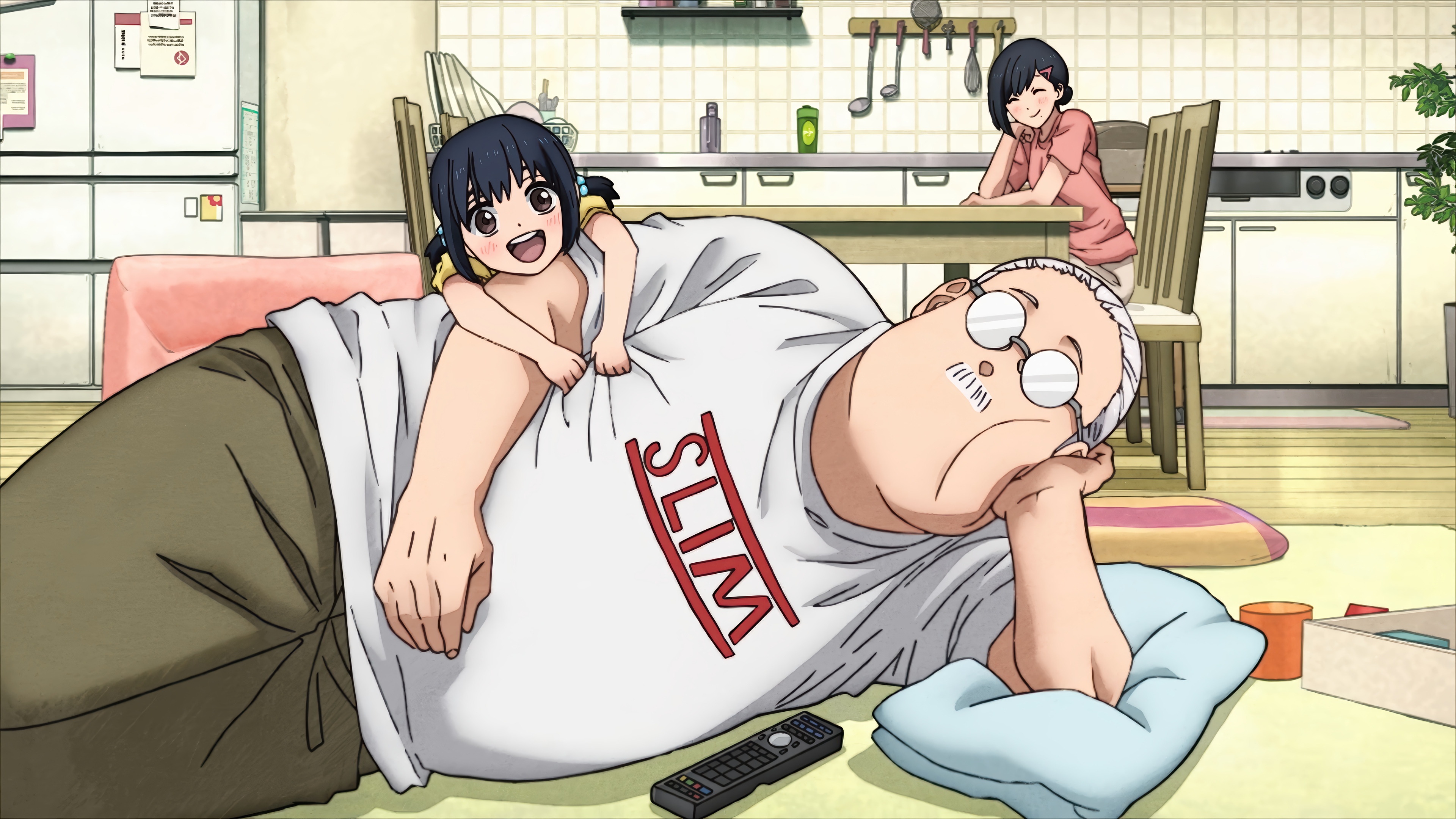 Sakamoto Days: A Family Moment HD Wallpaper