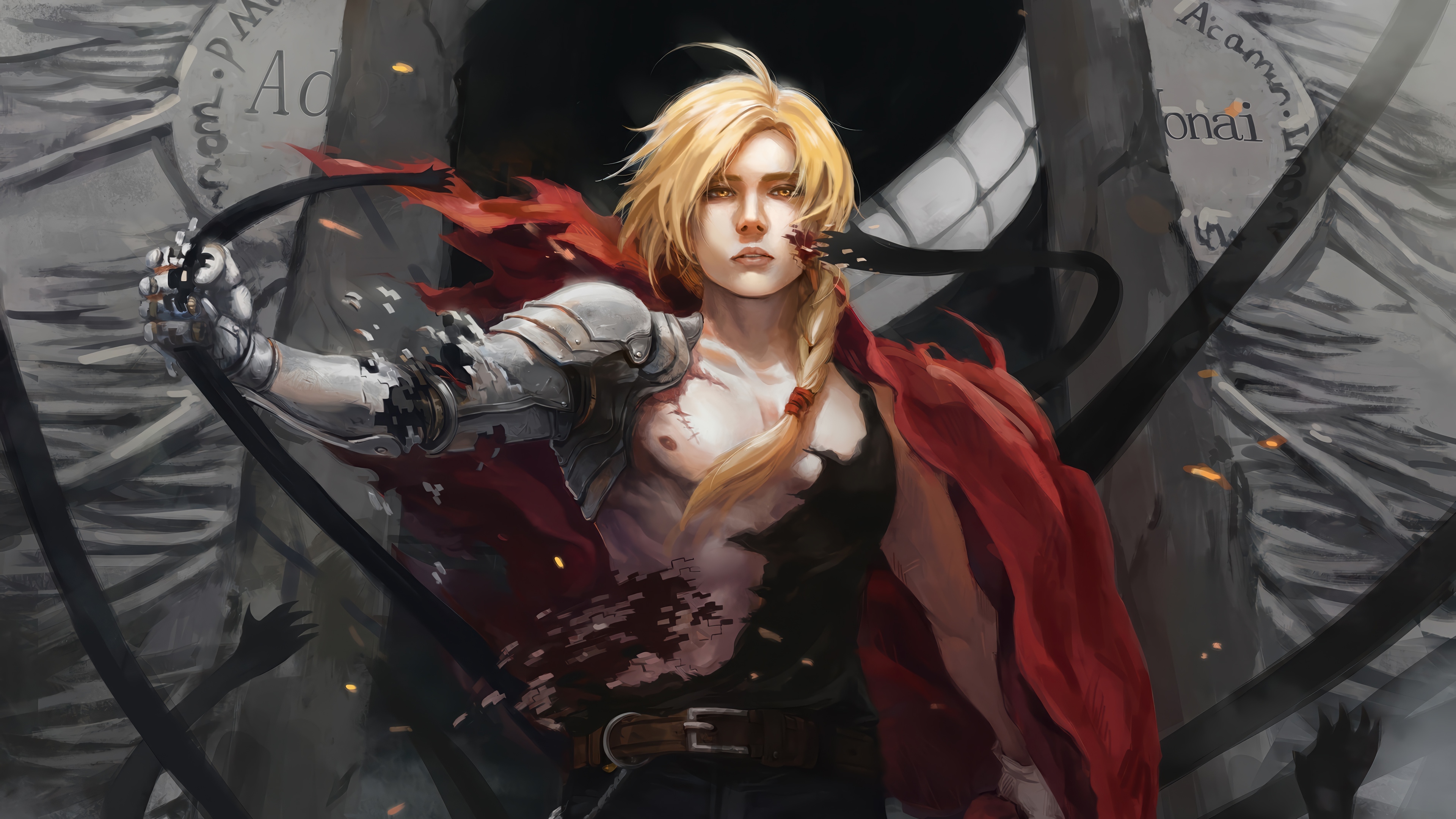 Edward Elric from Fullmetal Alchemist in 4K HD Wallpaper