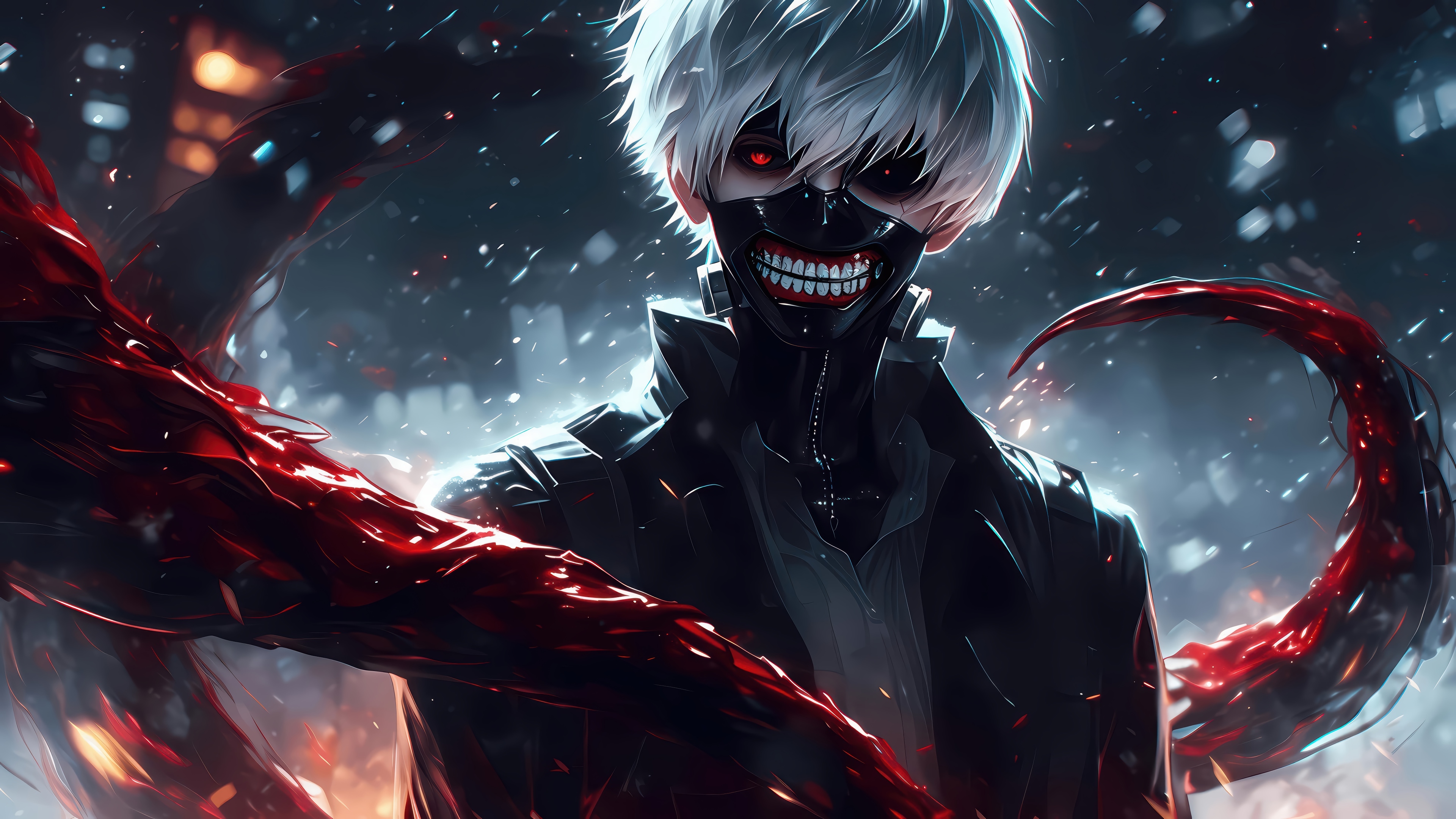 Ken Kaneki from Tokyo Ghoul in 4K HD Wallpaper