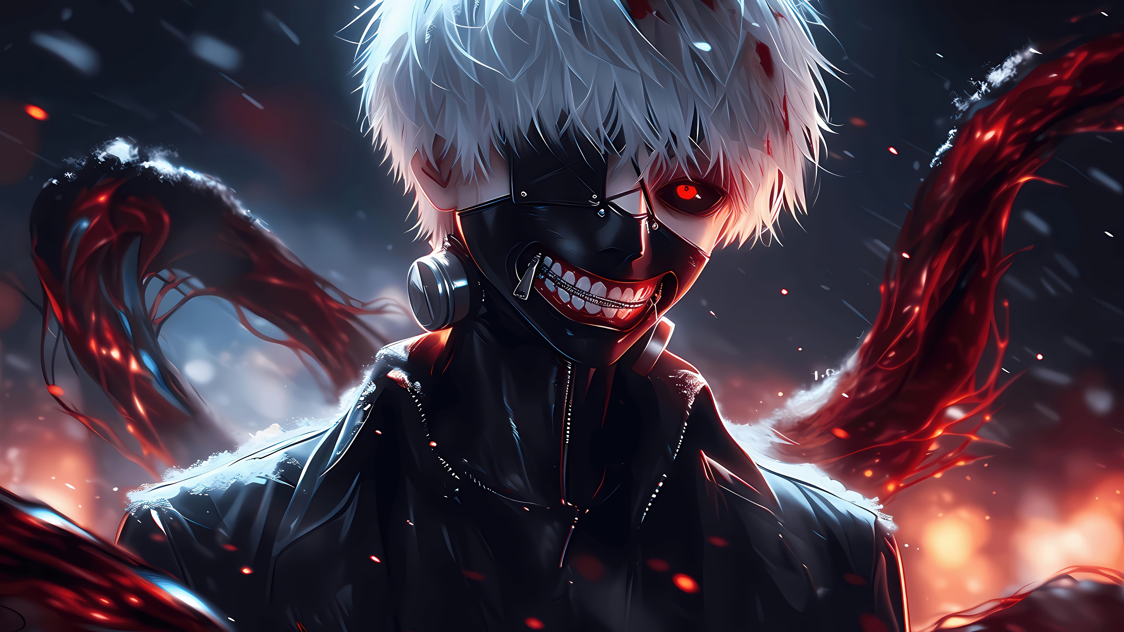 Ken Kaneki from Tokyo Ghoul in 4K HD Wallpaper