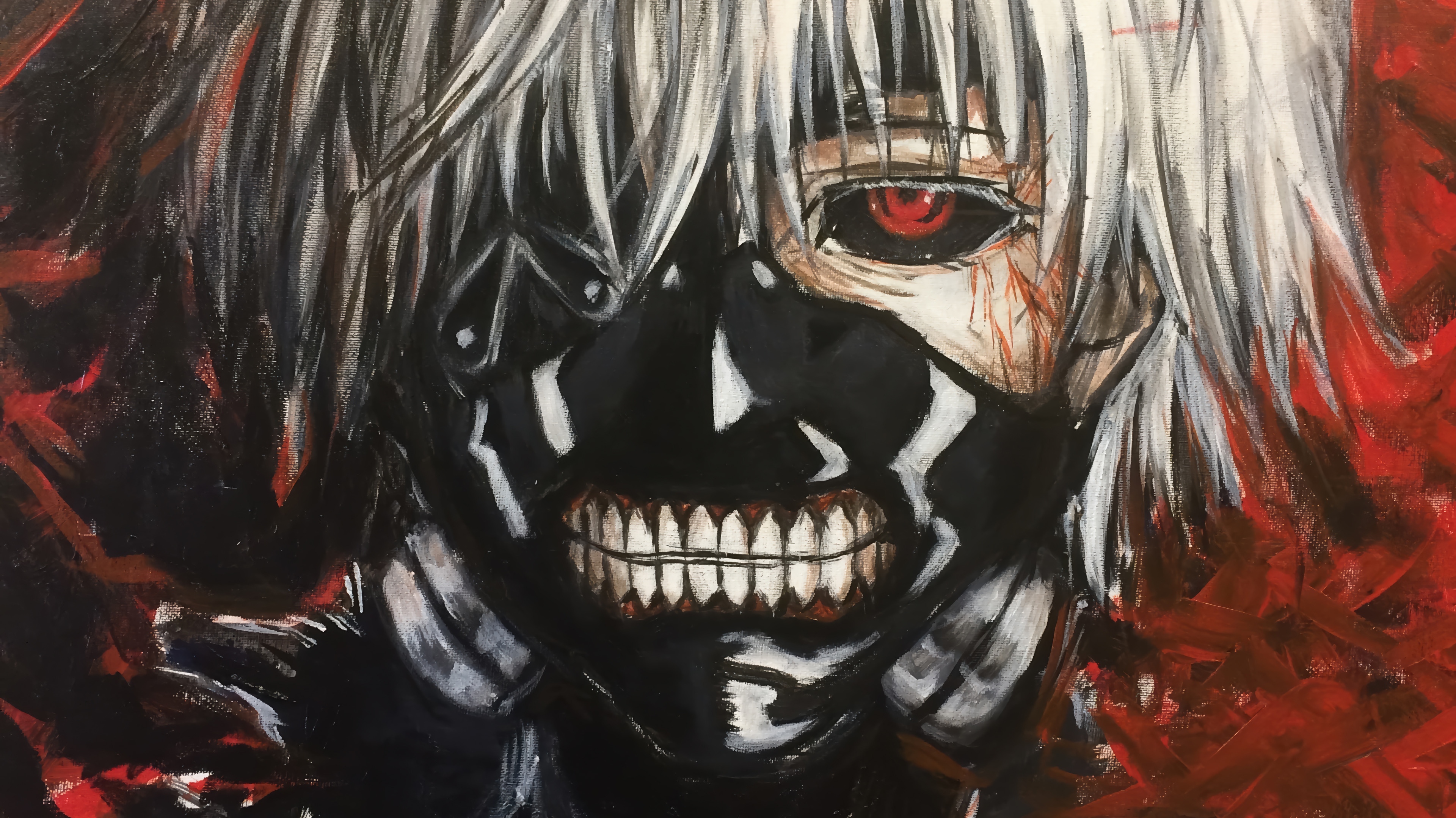 Ken Kaneki from Tokyo Ghoul in 4K HD Wallpaper