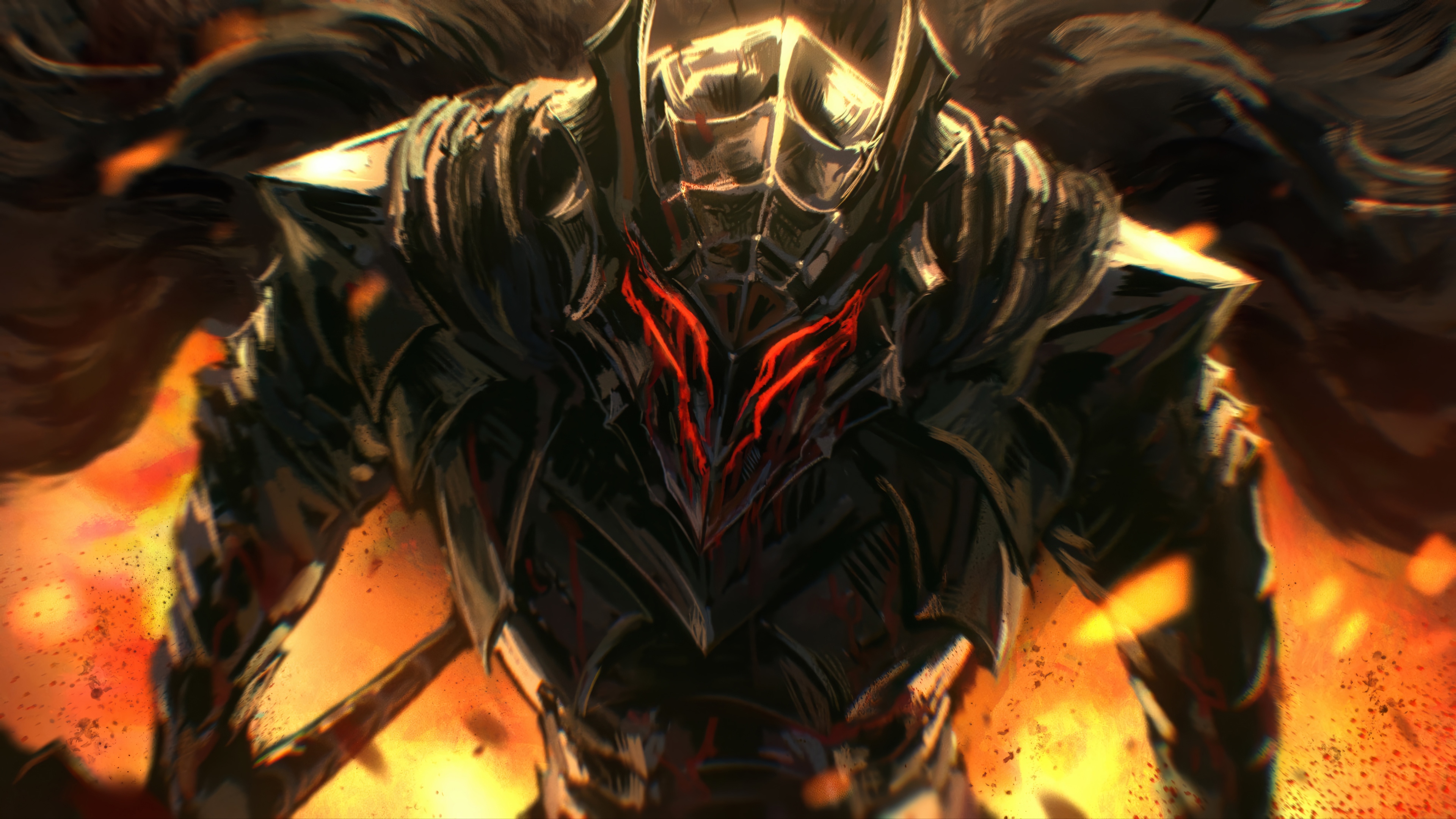 Guts in Berserk Armor 4K HD Wallpaper