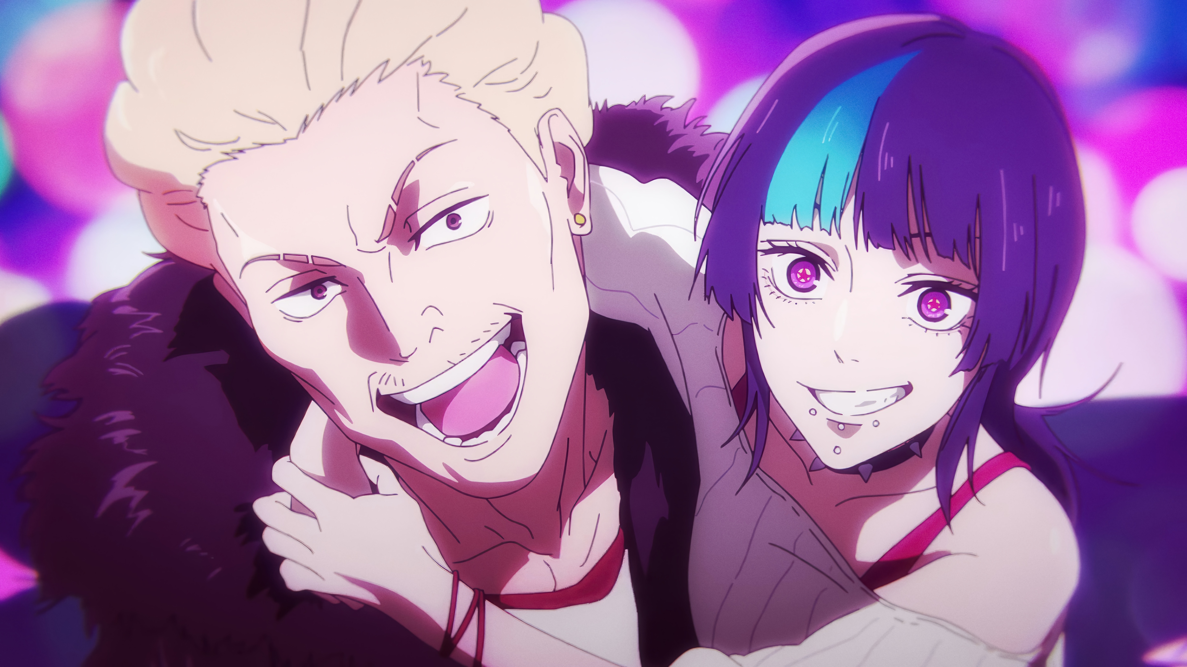 Kinji Hakari and Kirara Hoshi from Jujutsu Kaisen 4K HD Wallpaper