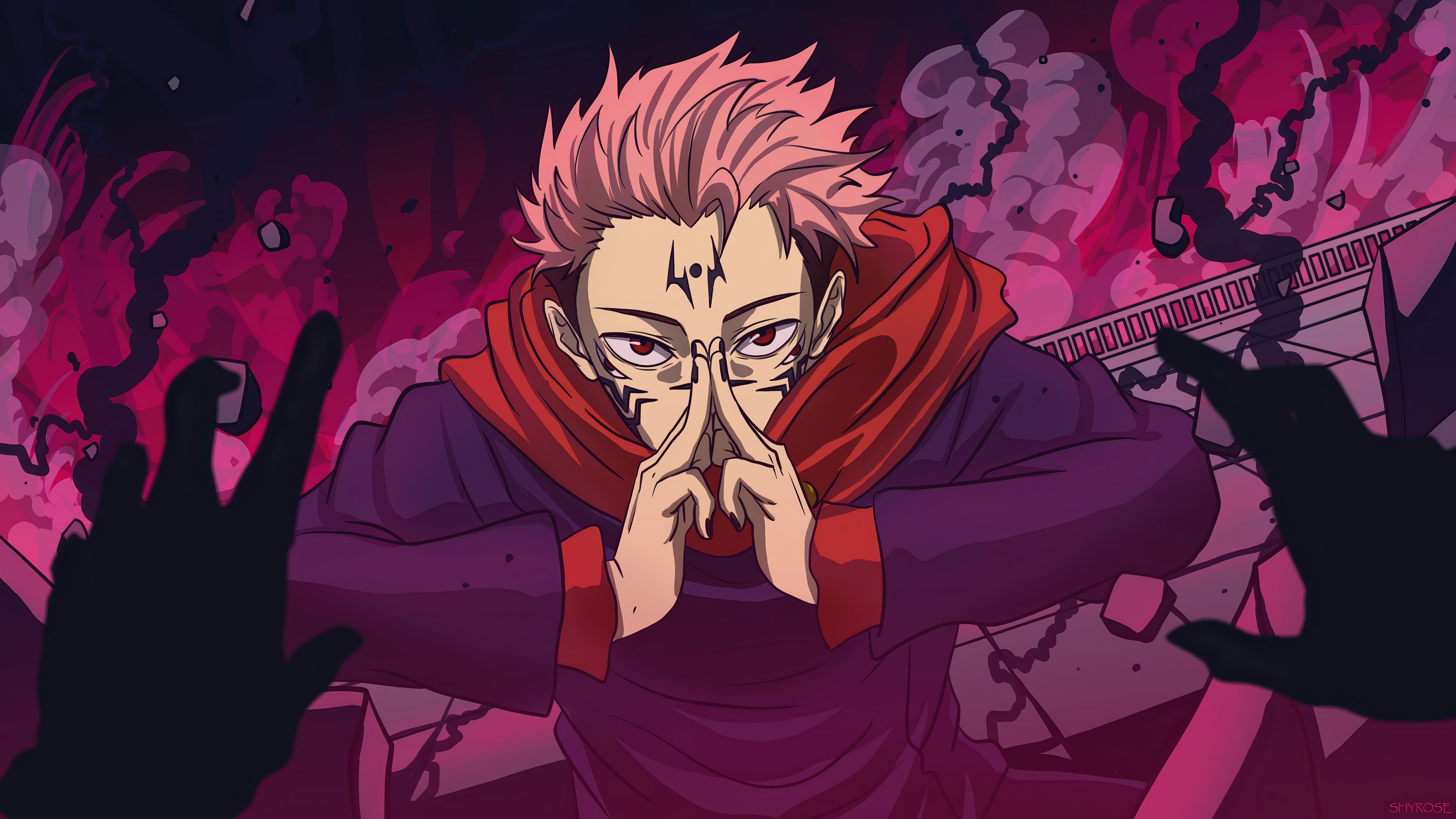 Yuji Itadori from Jujutsu Kaisen in 4K HD Wallpaper