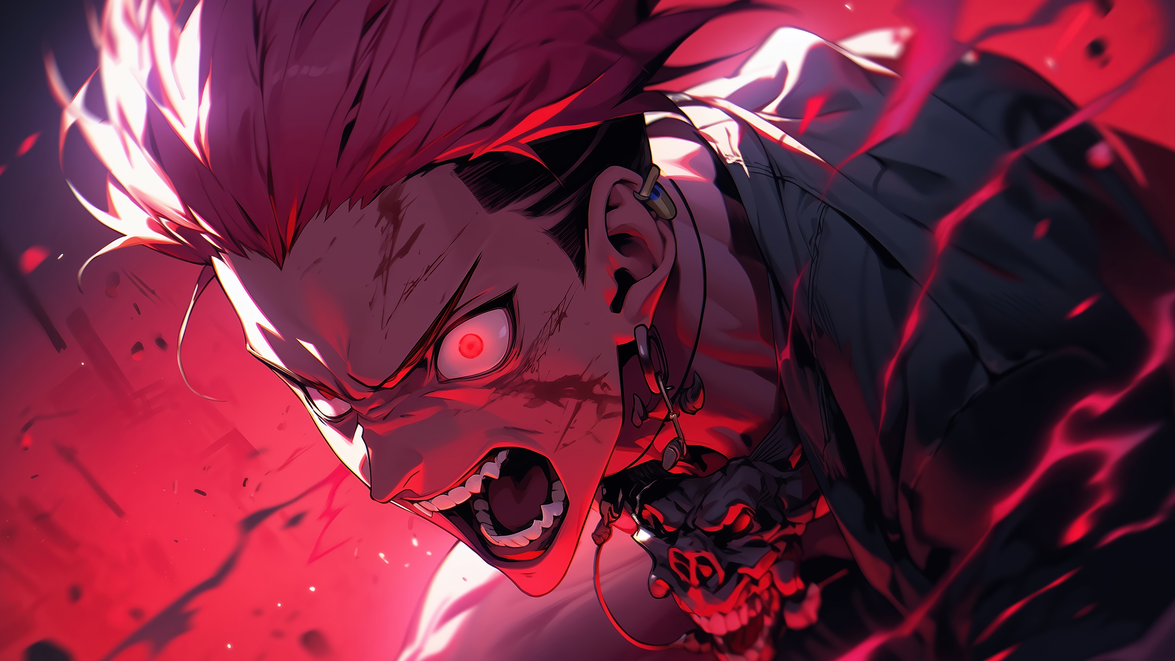 Yuji Itadori from Jujutsu Kaisen in 4K HD Wallpaper