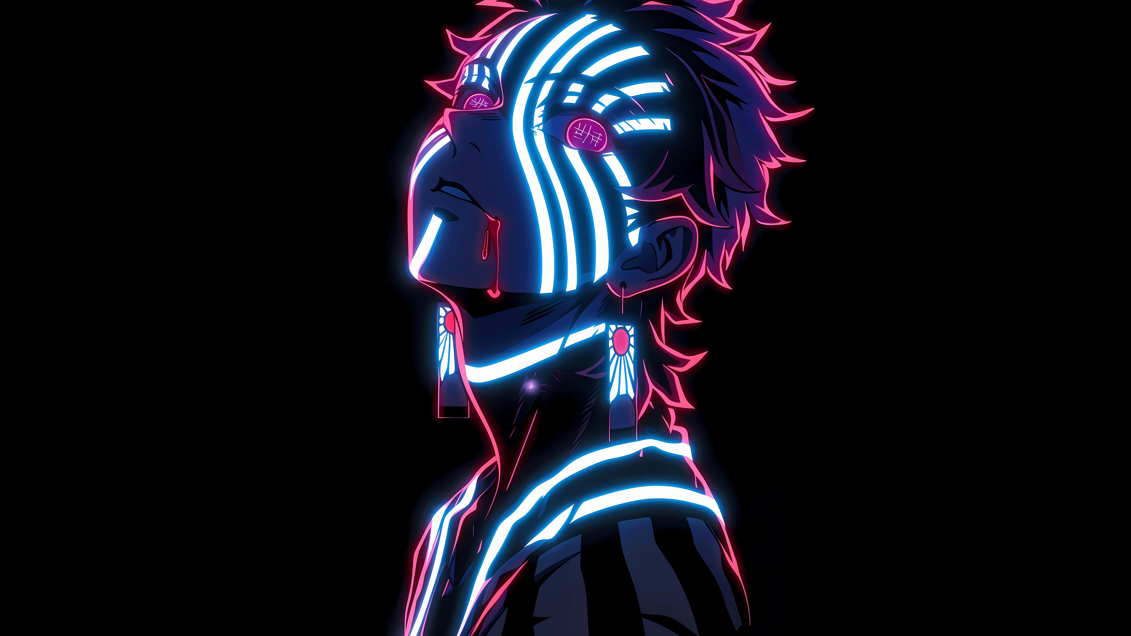 Akaza from Demon Slayer: Kimetsu no Yaiba 4K HD Wallpaper
