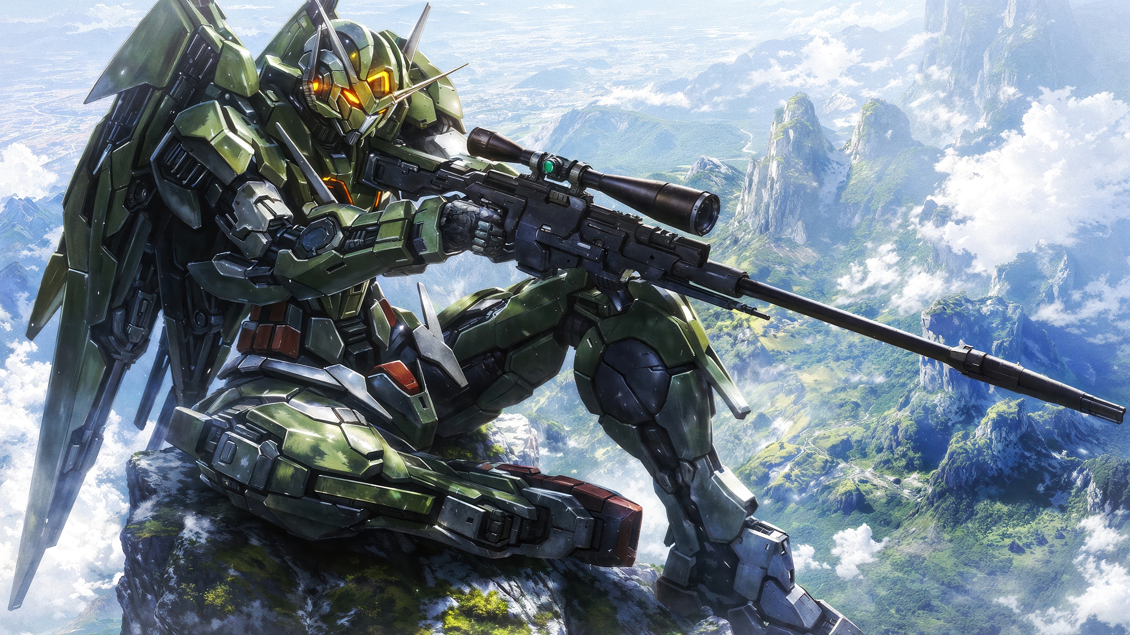 Gundam Sniper Rifle 4K HD Wallpaper