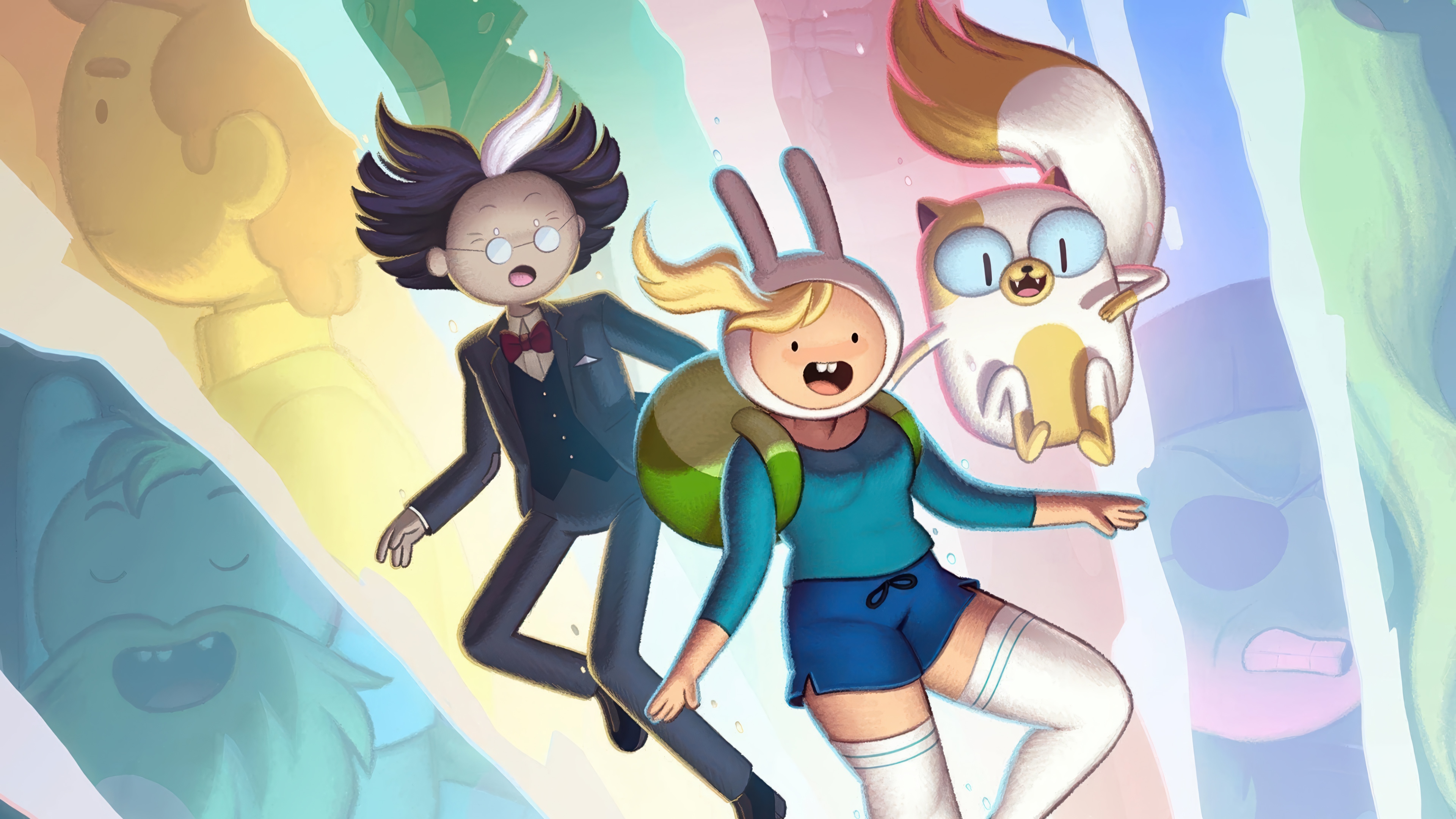 Adventure Time: Fionna and Cake 4K HD Wallpaper