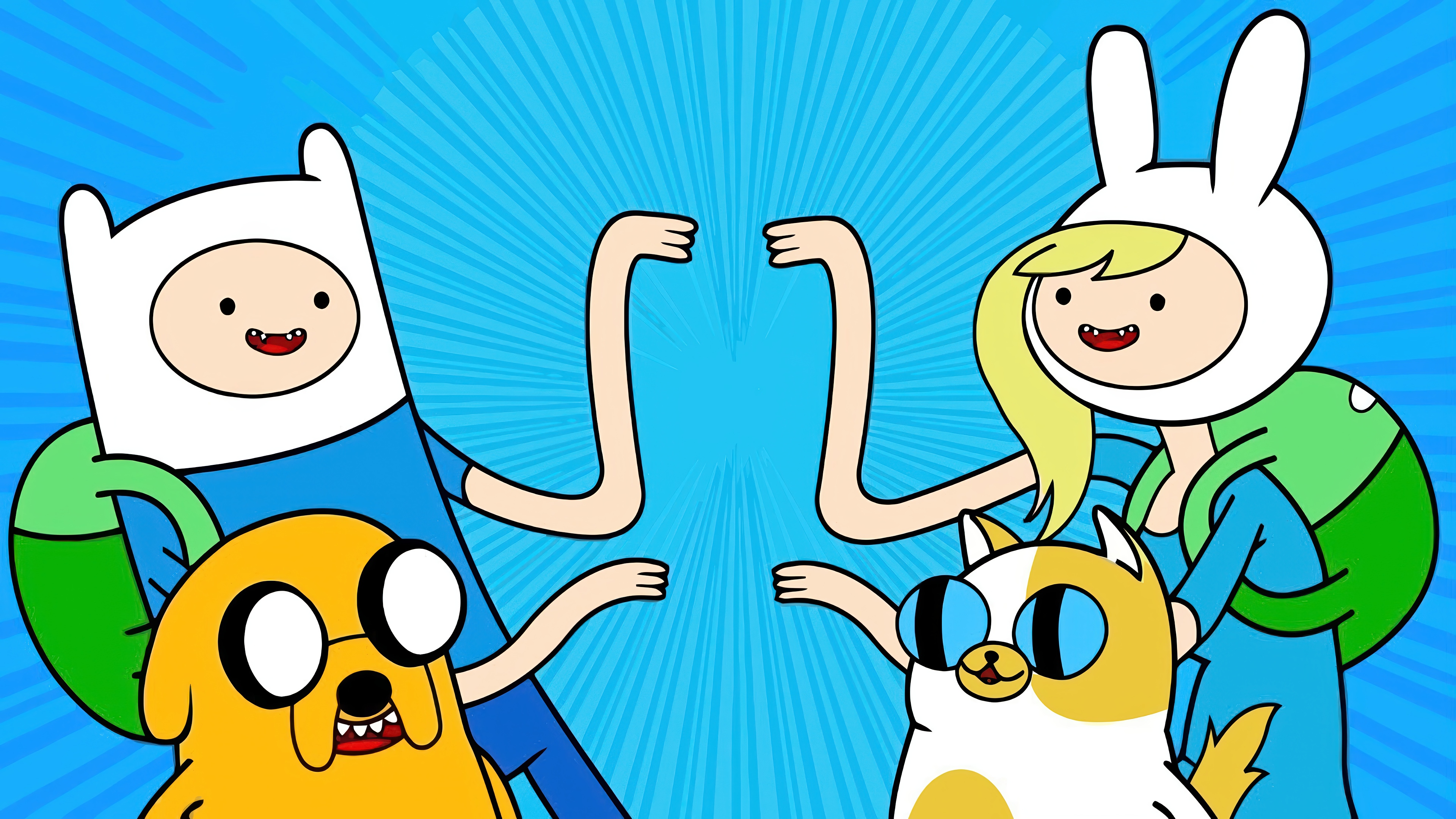 Adventure Time: Fionna and Cake 4K HD Wallpaper