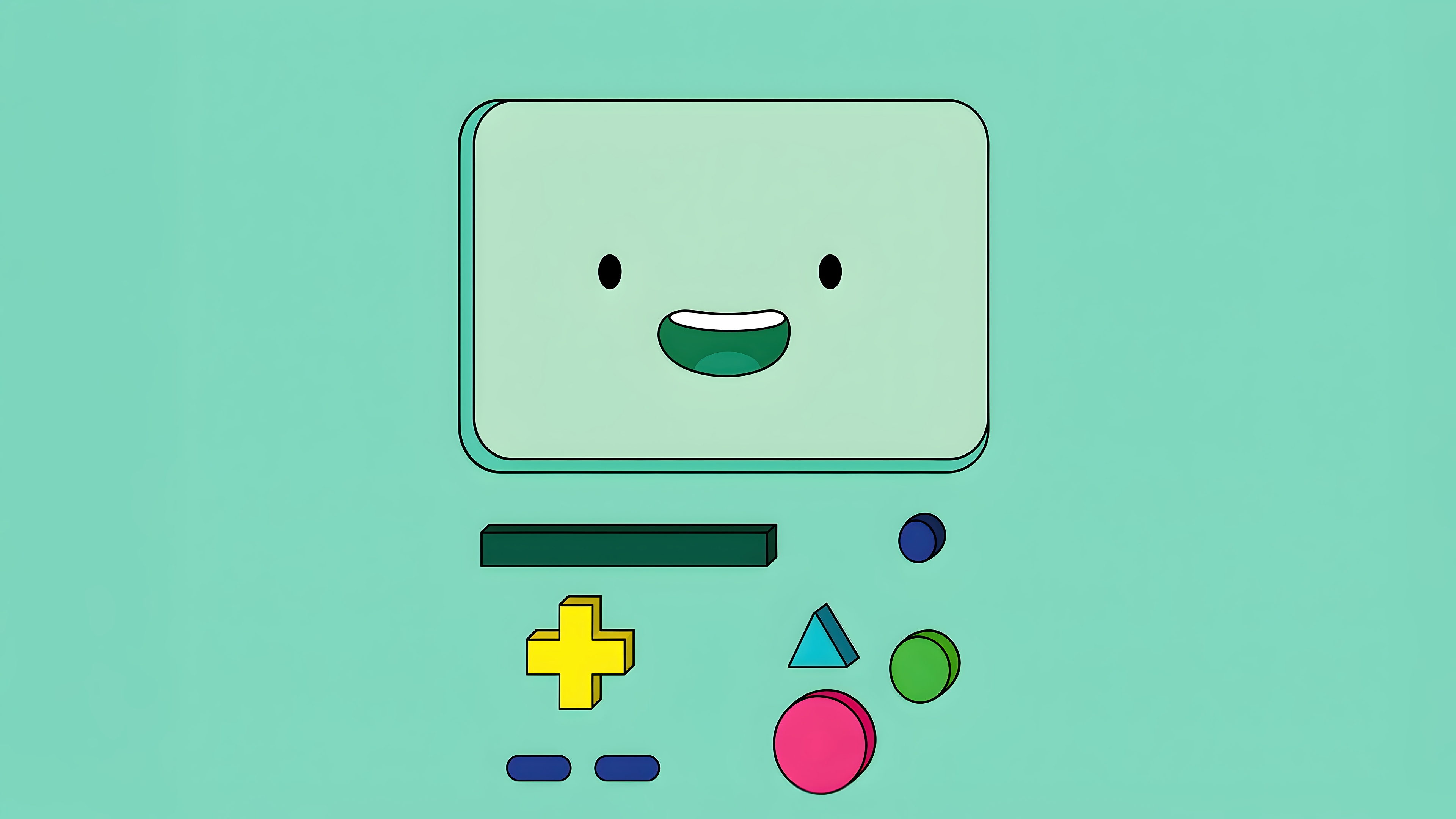 BMO from Adventure Time 4K HD Wallpaper