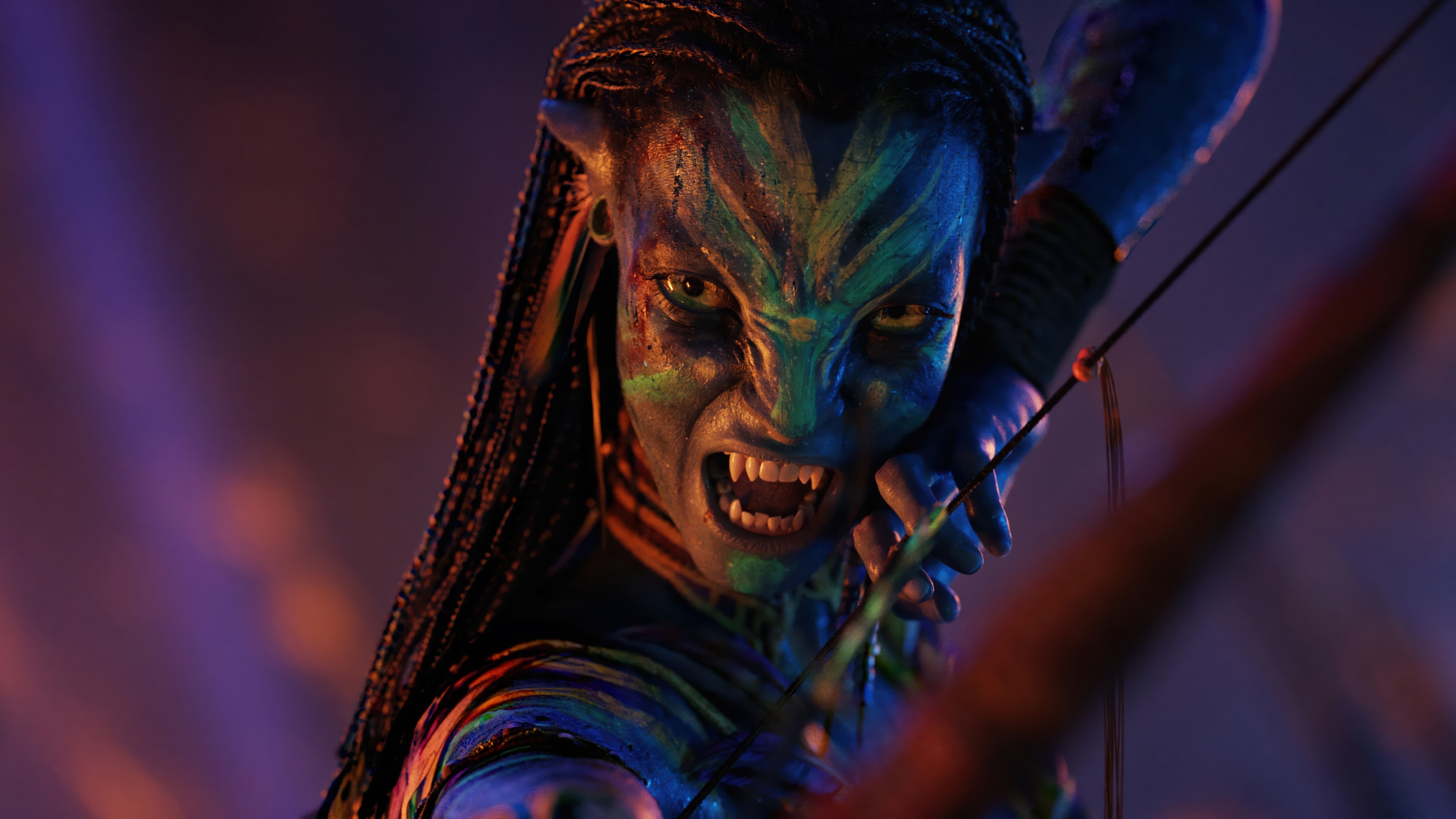 Neytiri from Avatar: Fire and Ash in 4K HD Wallpaper