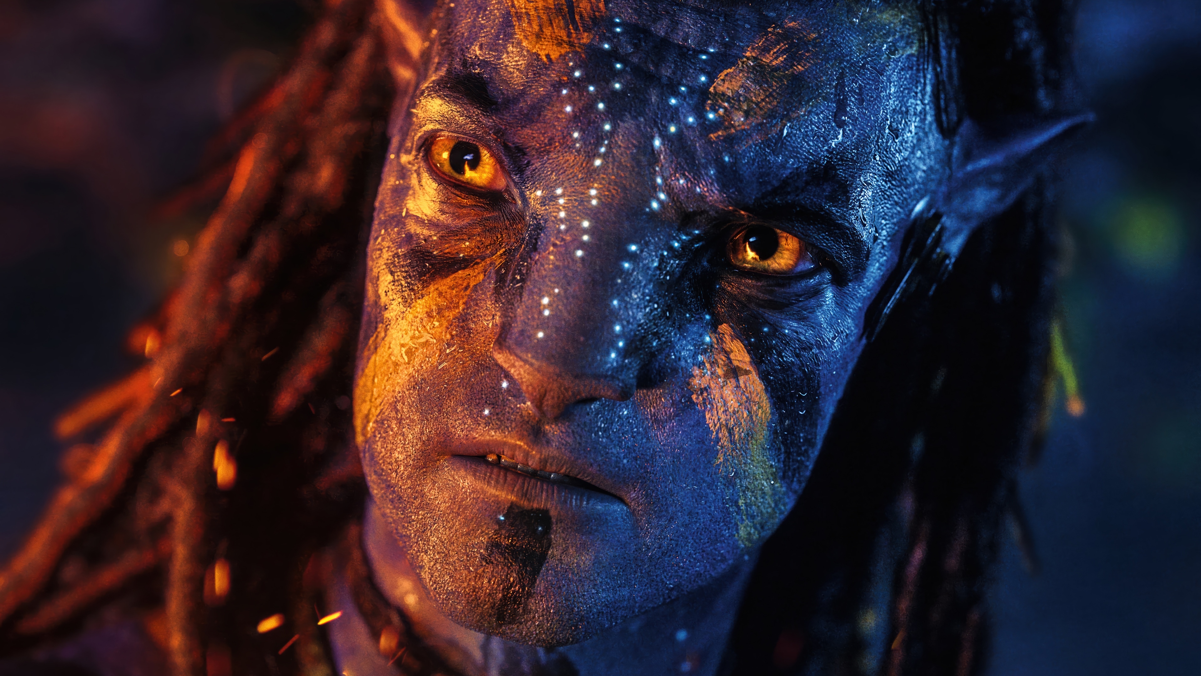 Jake Sully in Avatar: Fire and Ash 4K HD Wallpaper