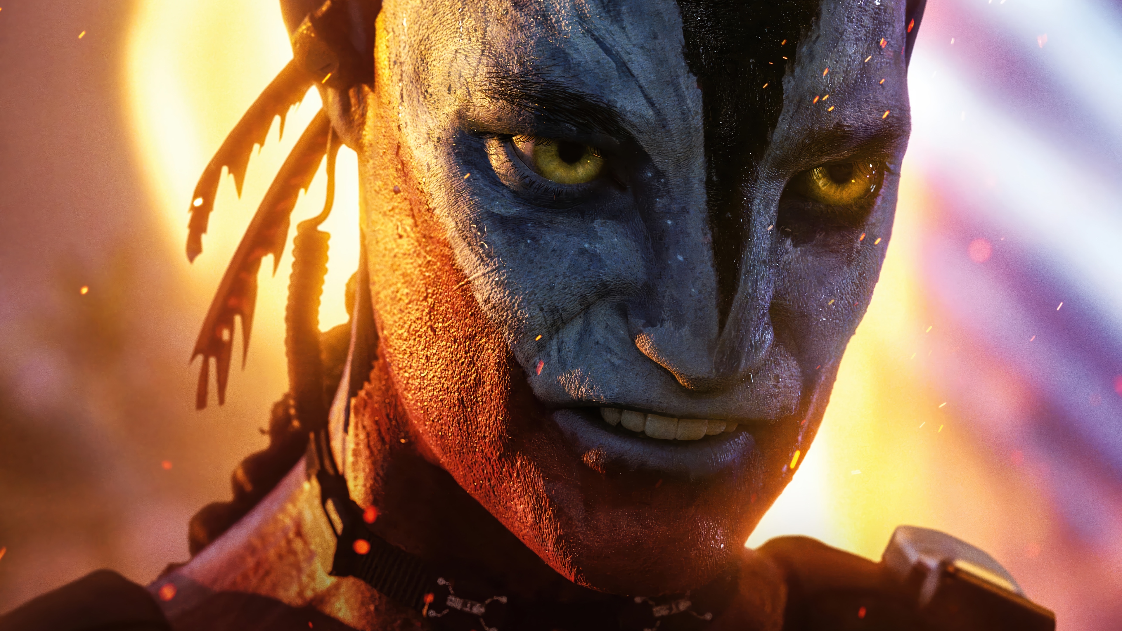 Miles Quaritch in Avatar: Fire and Ash 4K HD Wallpaper