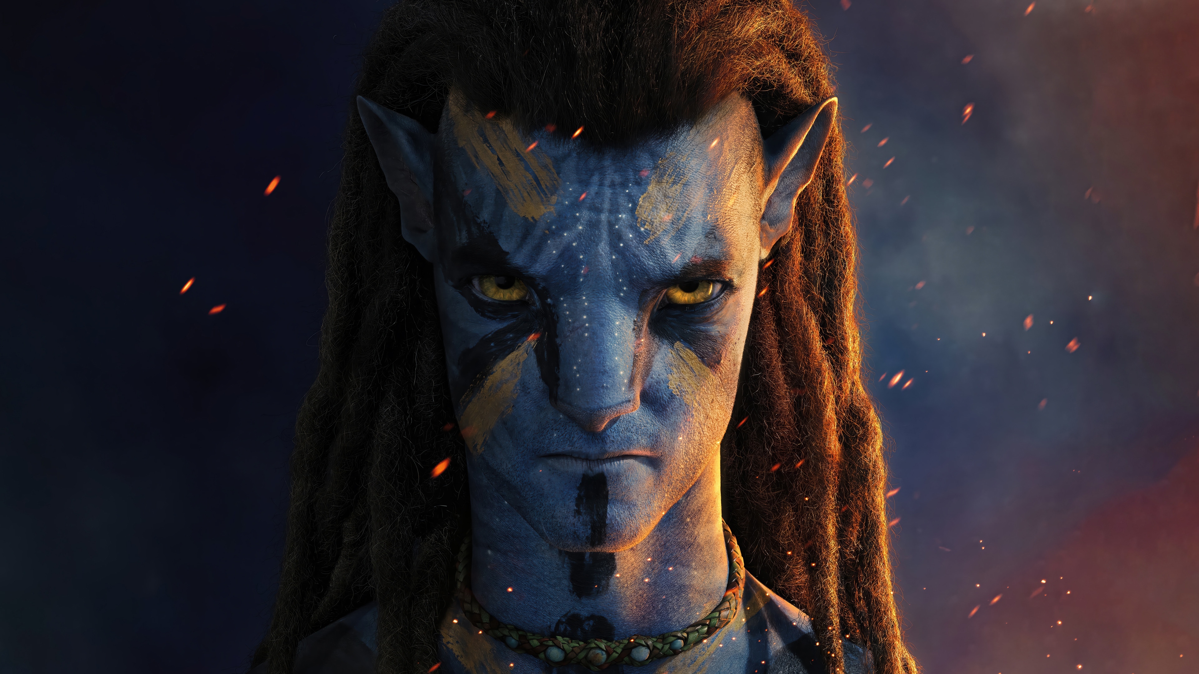 Jake Sully from Avatar: Fire and Ash 4K HD Wallpaper