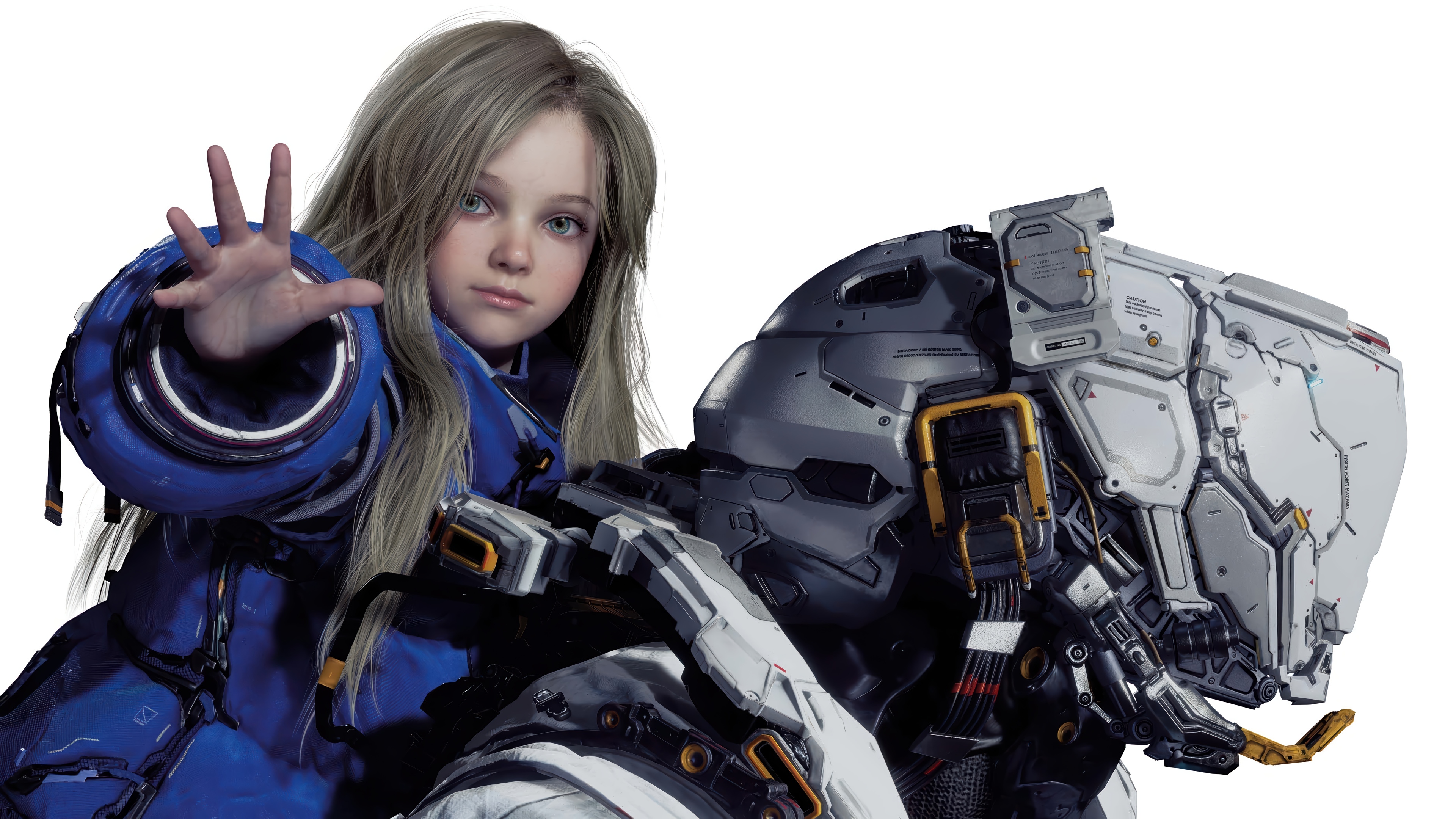 Pragmata: Young girl and robot 4K HD Wallpaper