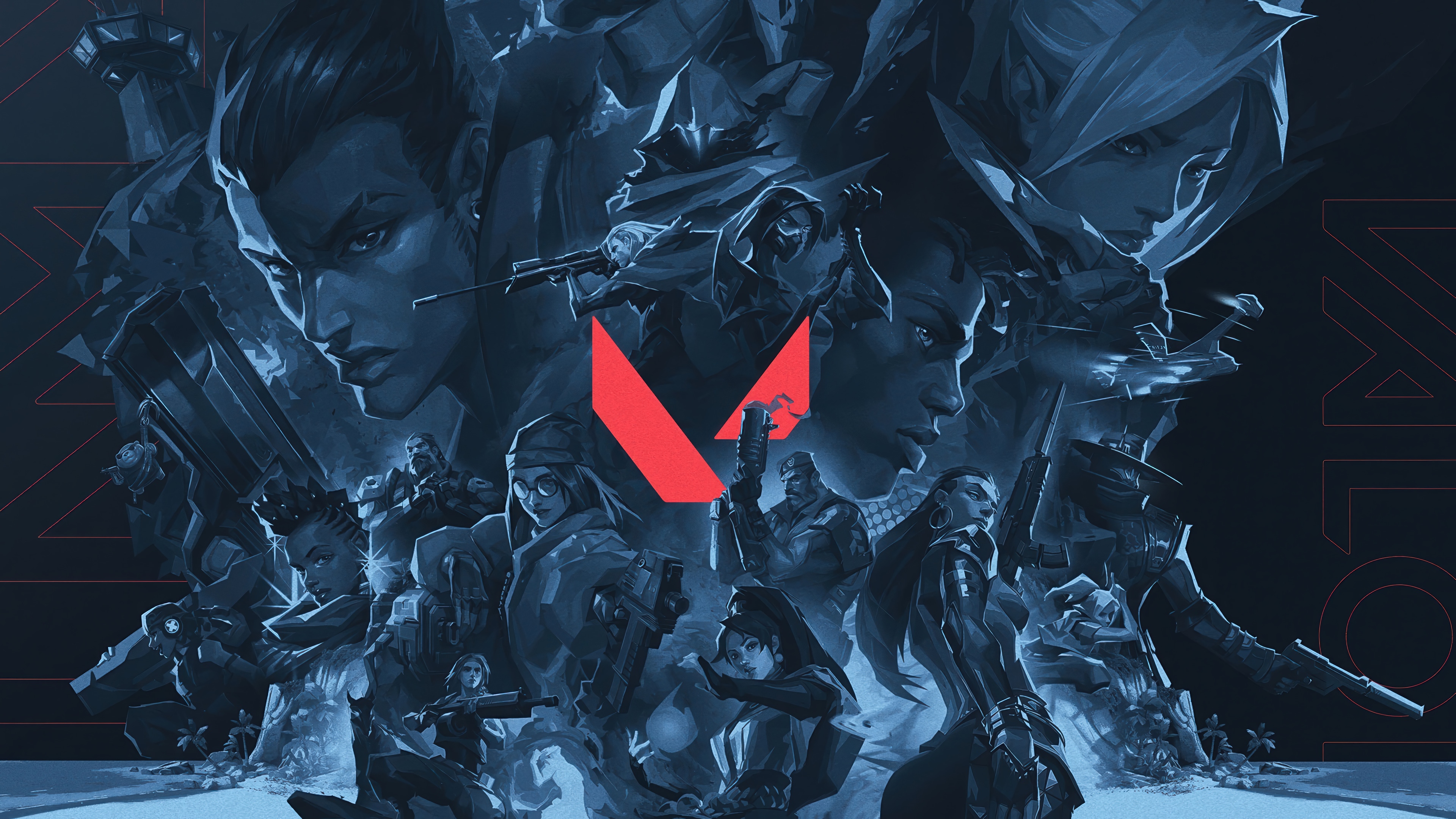 Valorant Characters Montage 4K HD Wallpaper