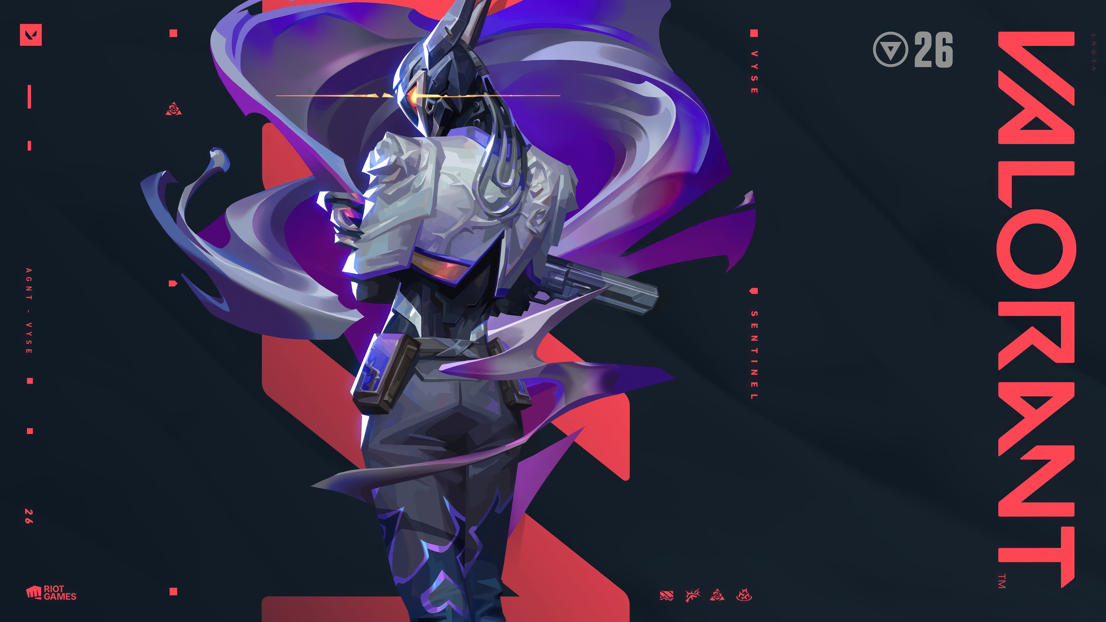 Valorant Agent Vyse 4K HD Wallpaper