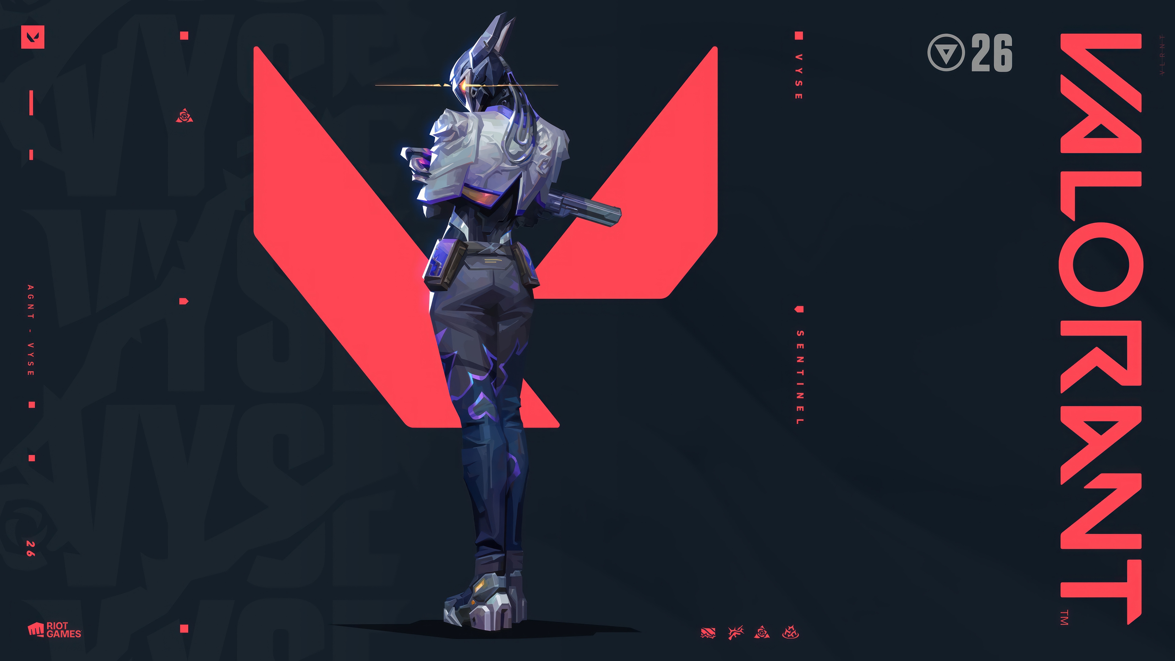 Valorant Agent Vyse 4K HD Wallpaper