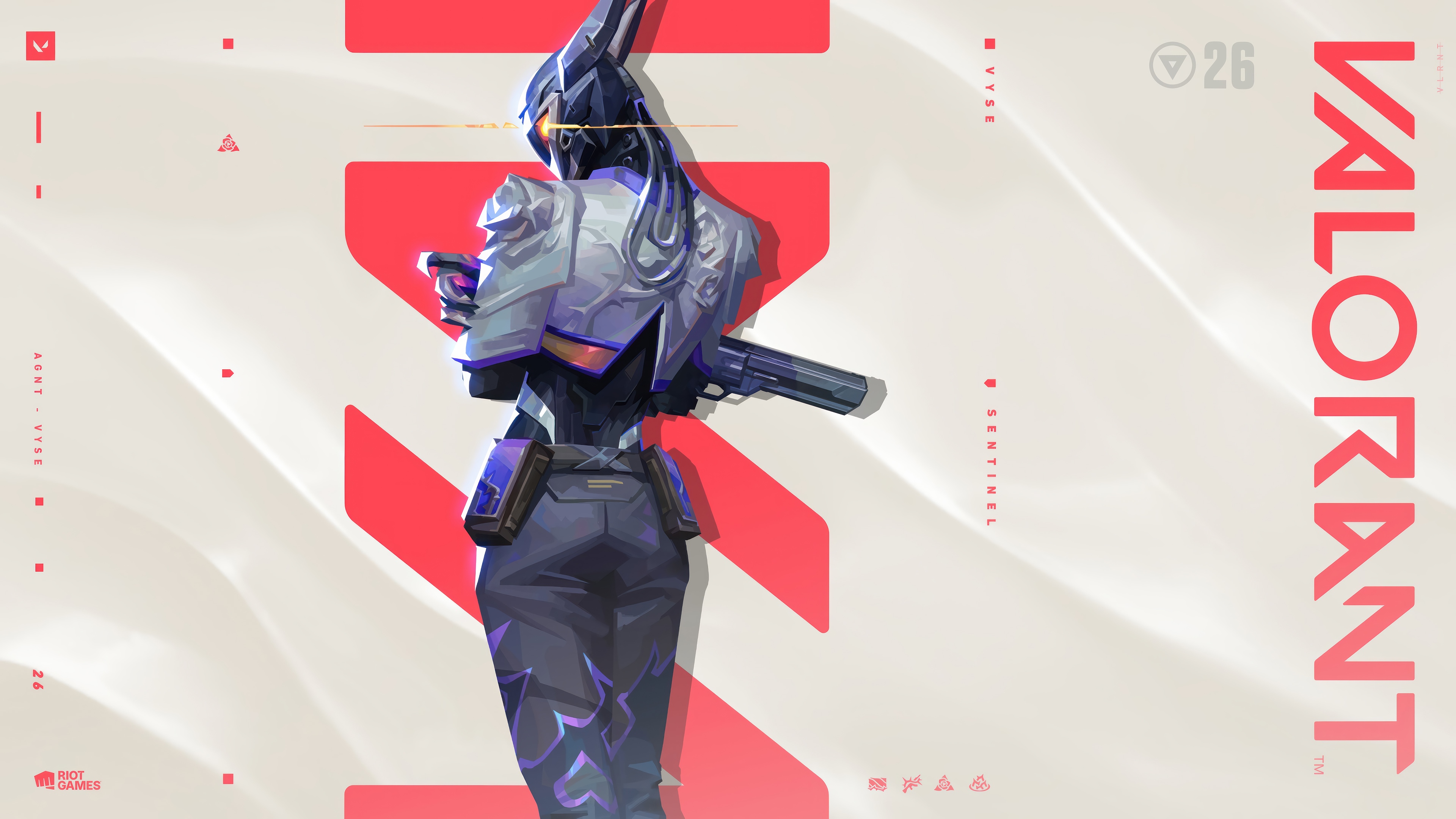 Valorant Agent Vyse Sentinel 4K HD Wallpaper