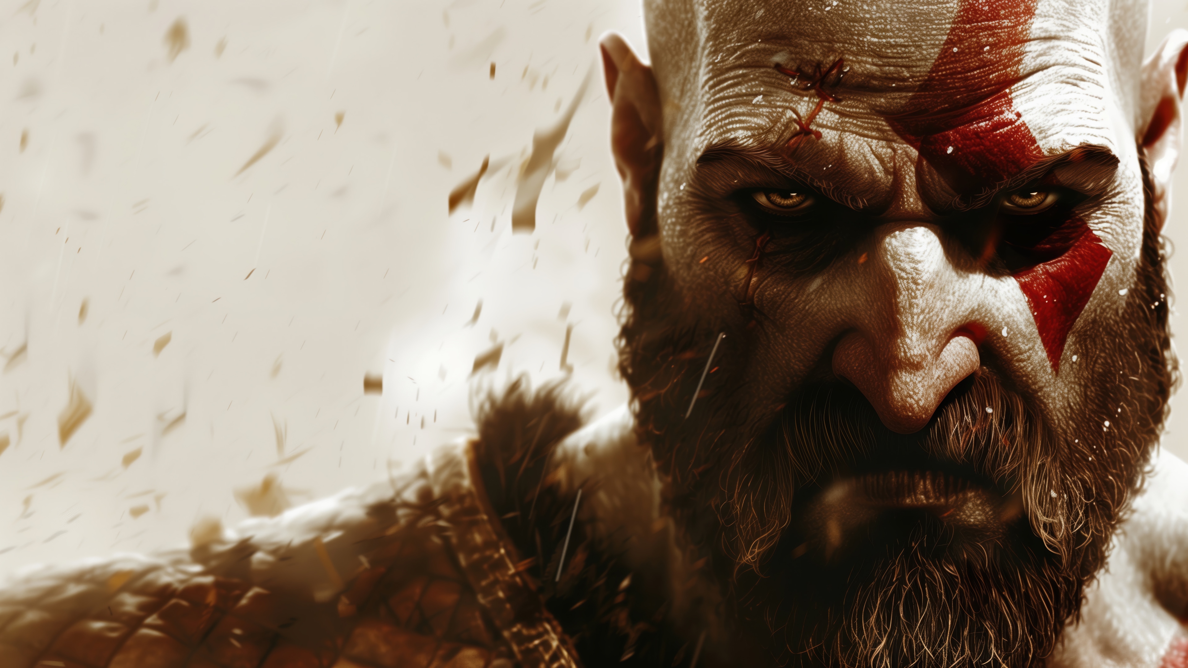 Kratos from God of War 4K HD Wallpaper