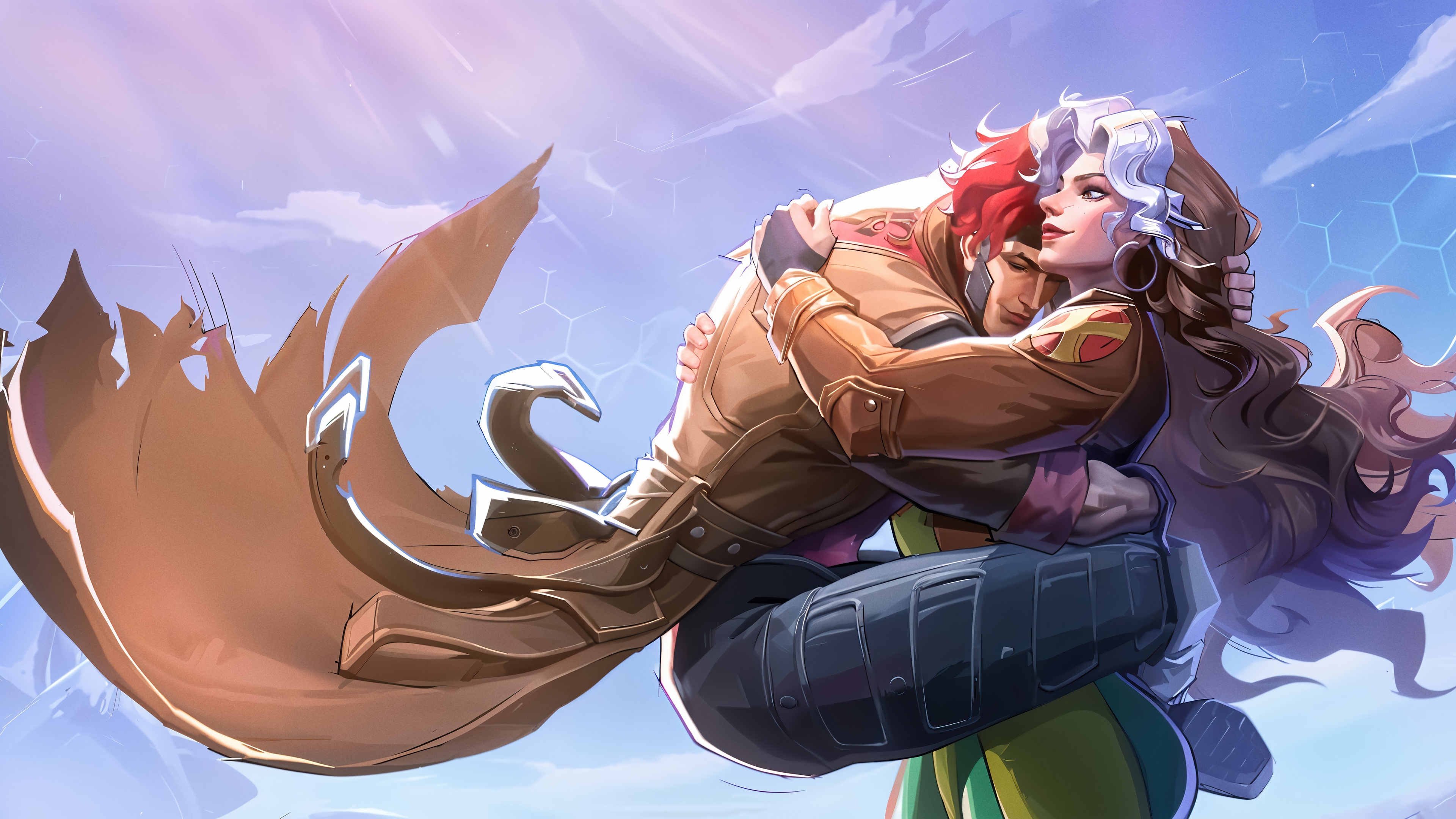 Marvel Rivals Rogue and Gambit 4K HD Wallpaper