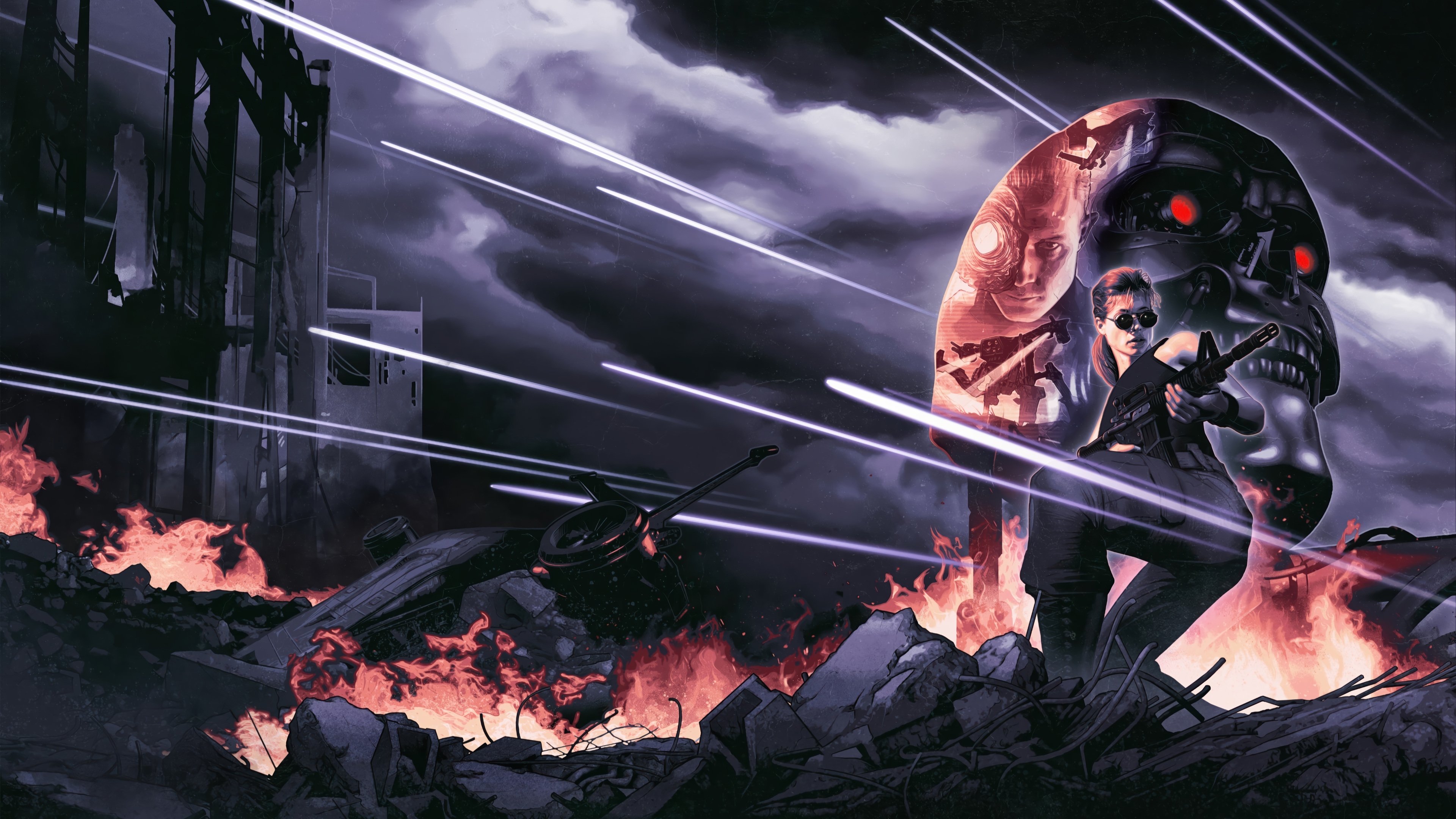 Terminator 2: Judgment Day 4K HD Wallpaper