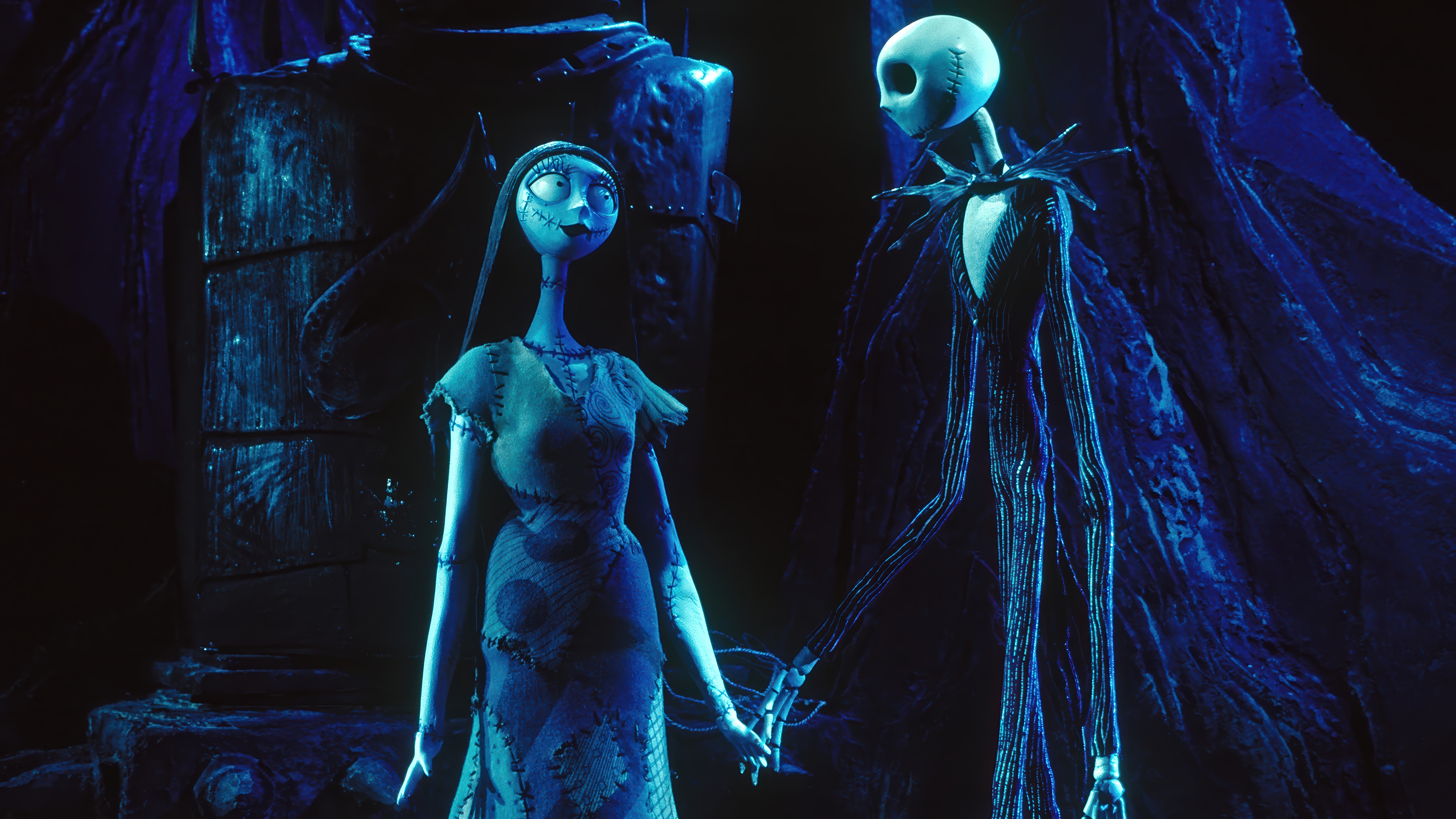 The Nightmare Before Christmas: Jack Skellington and Sally HD Wallpaper