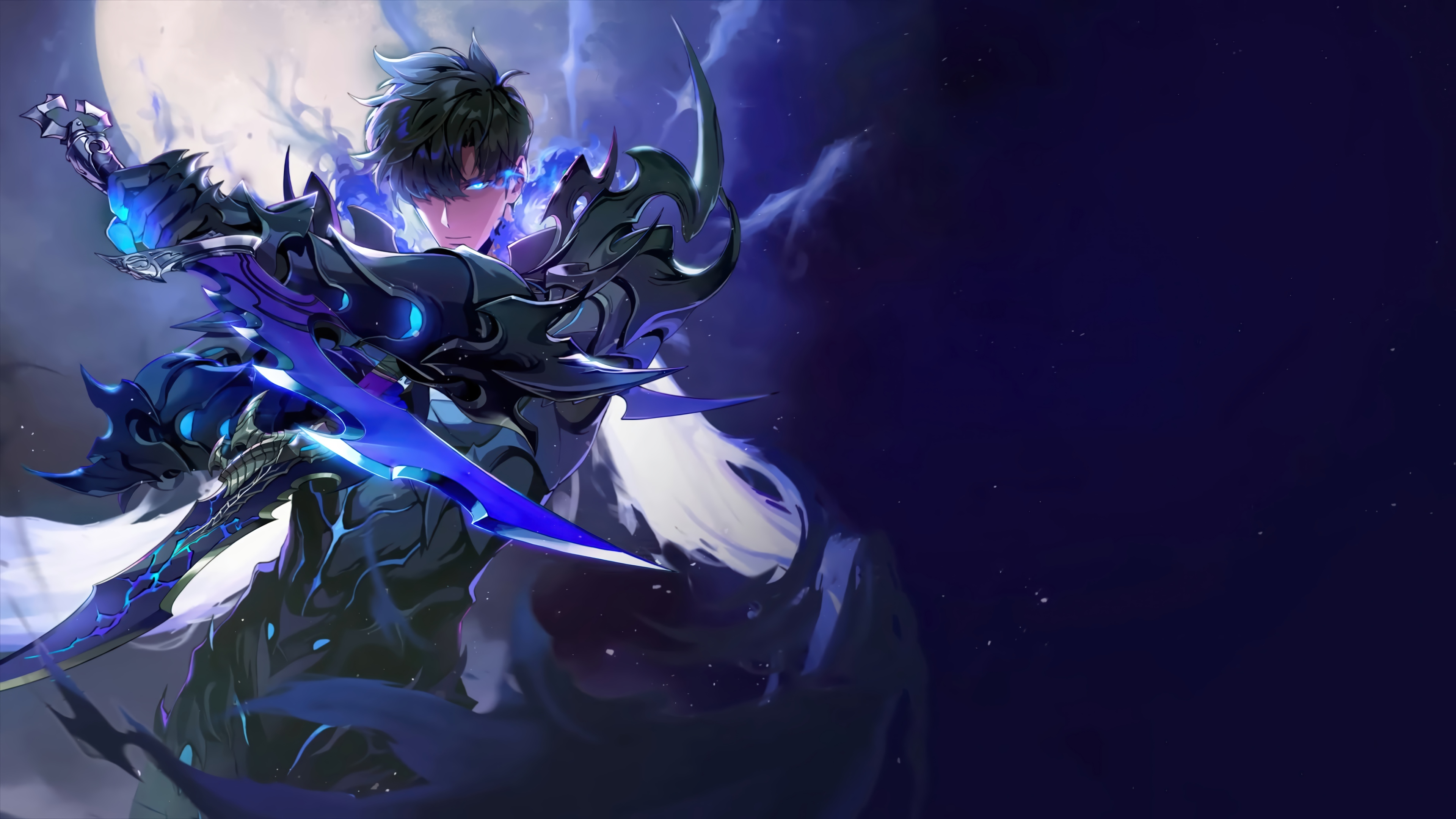 Sung Jin-Woo in Solo Leveling: ARISE OVERDRIVE 4K HD Wallpaper