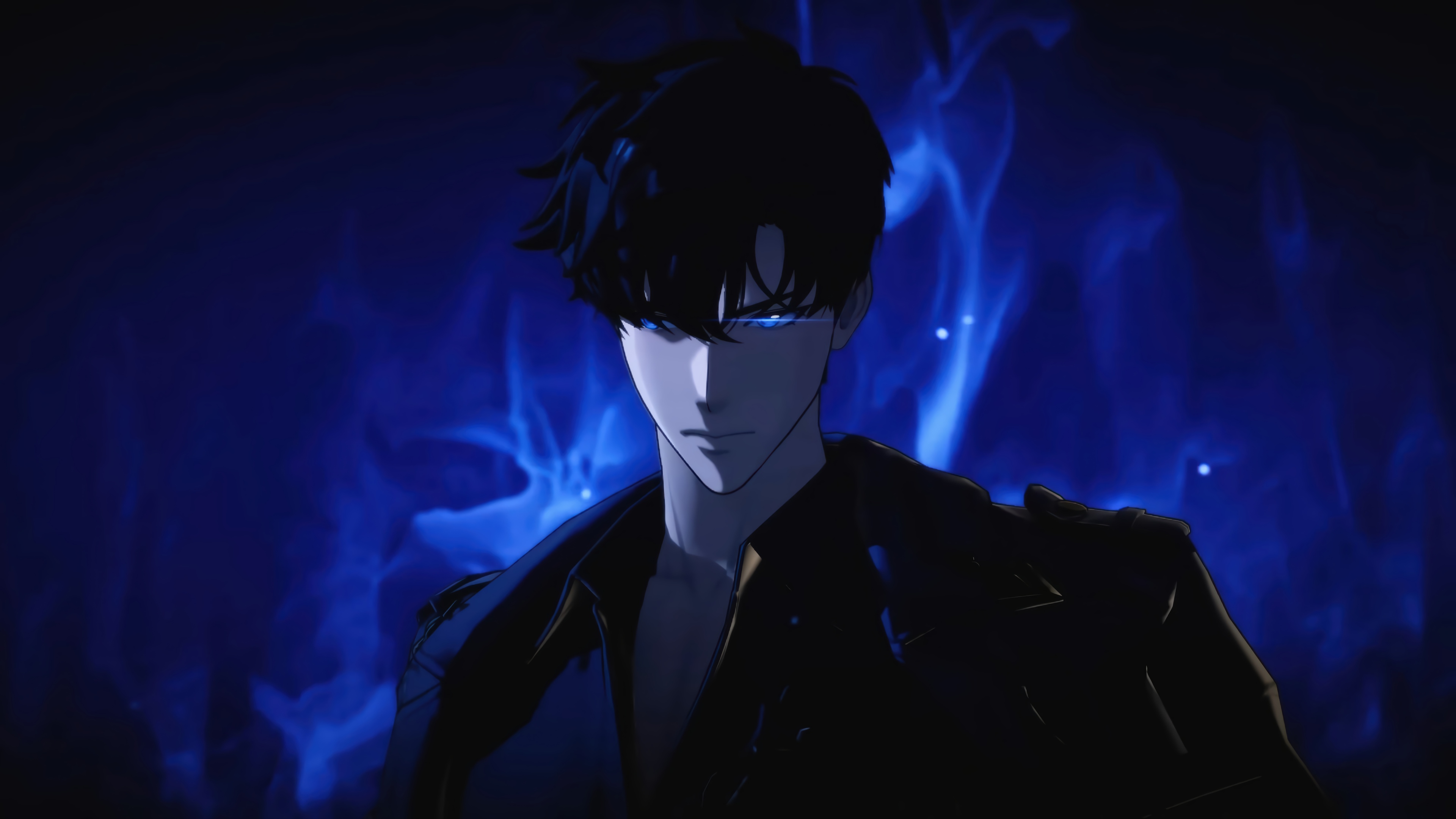 Sung Jin-Woo in Solo Leveling: ARISE OVERDRIVE 4K HD Wallpaper