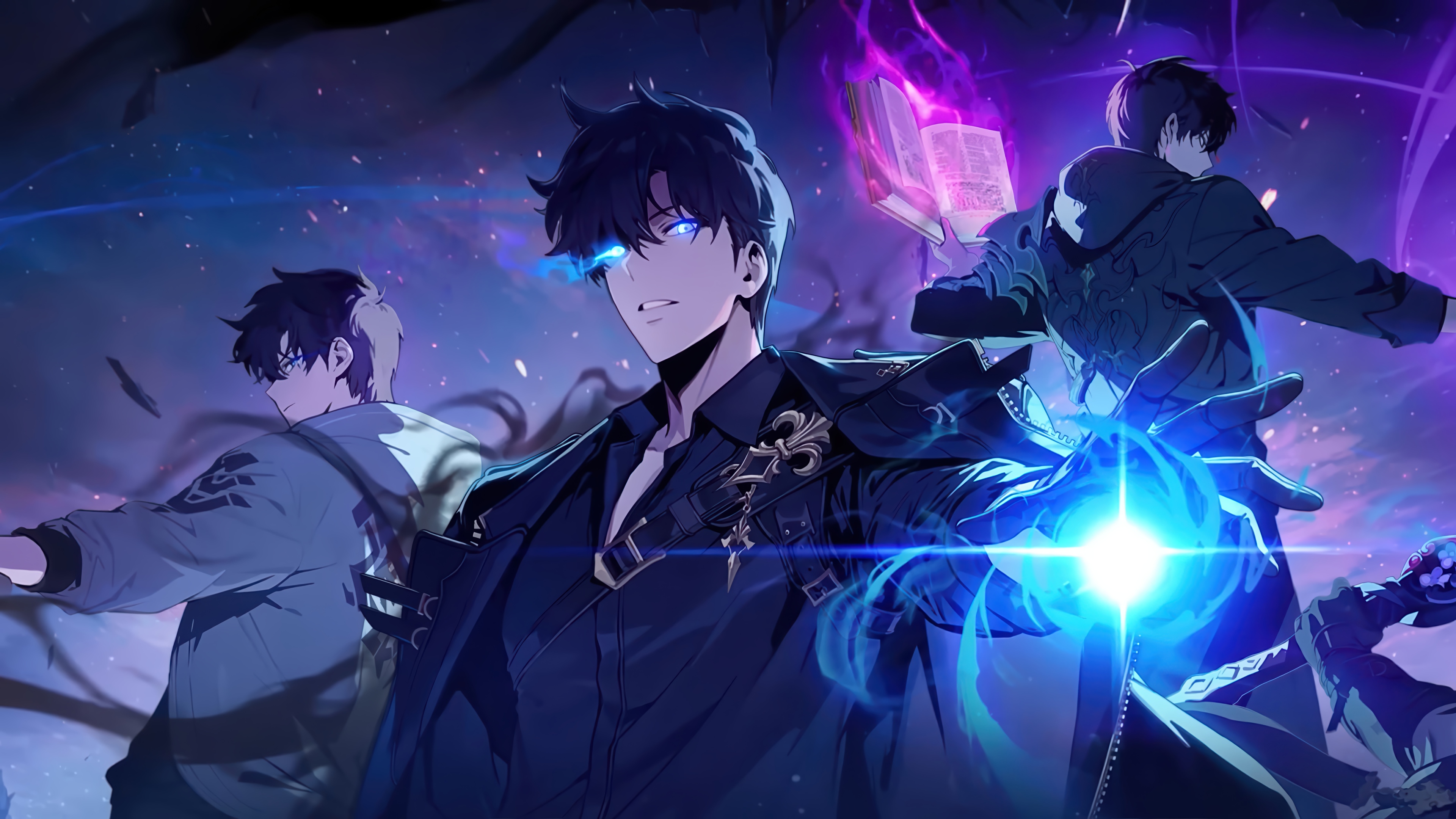 Sung Jin-Woo in Solo Leveling: ARISE OVERDRIVE 4K HD Wallpaper