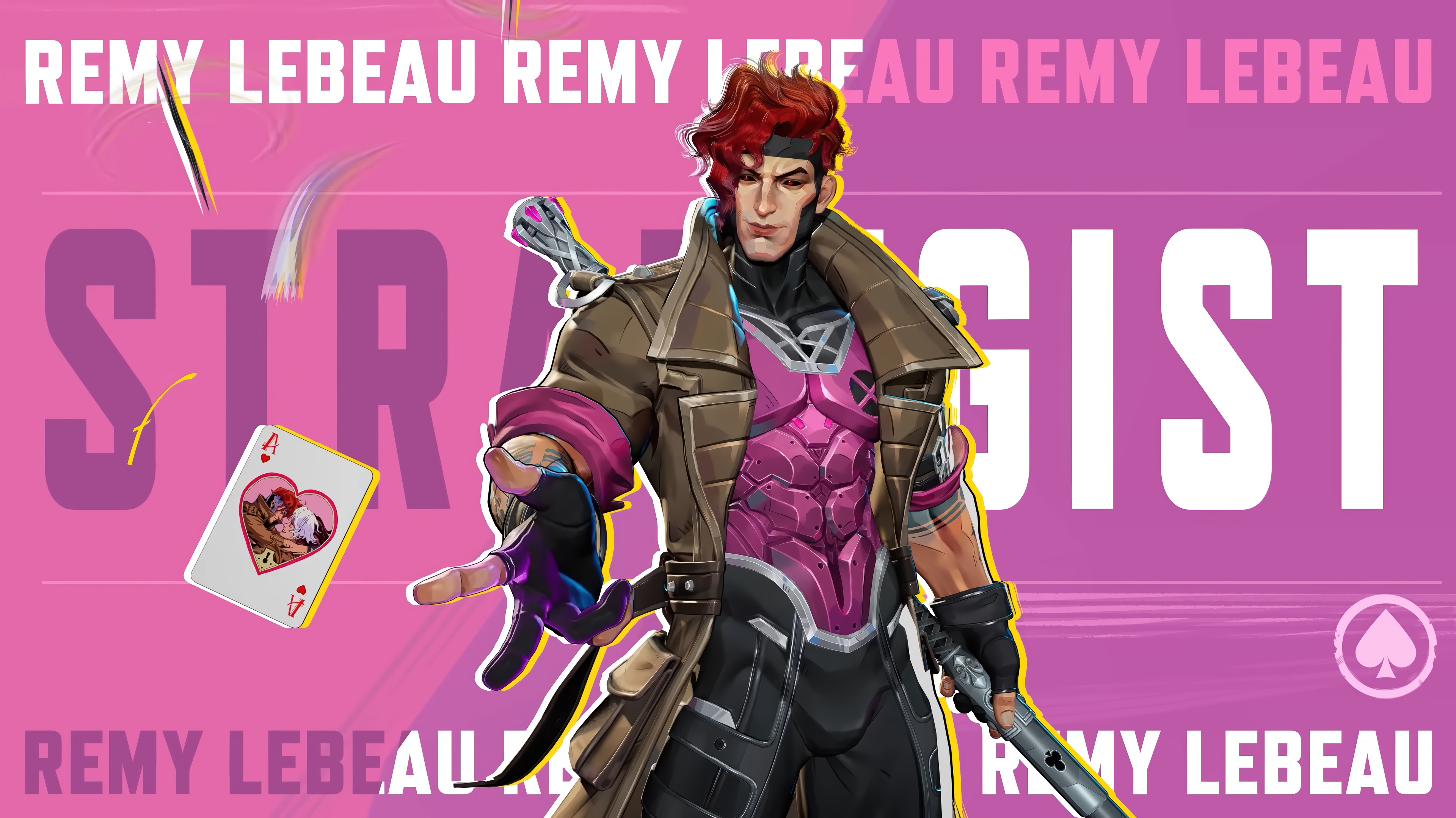Gambit from Marvel Rivals 4K HD Wallpaper