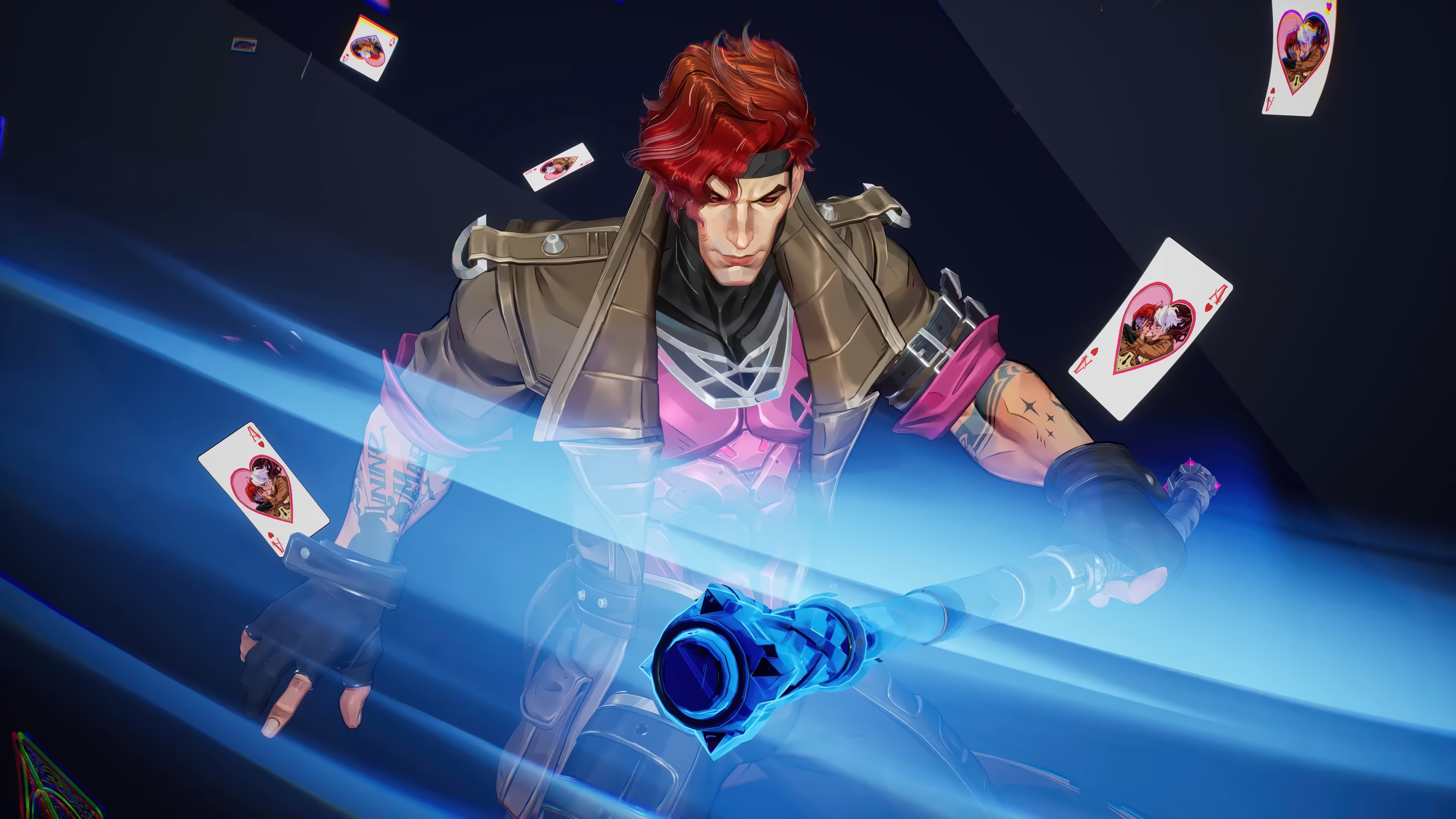 Gambit in Marvel Rivals 4K HD Wallpaper