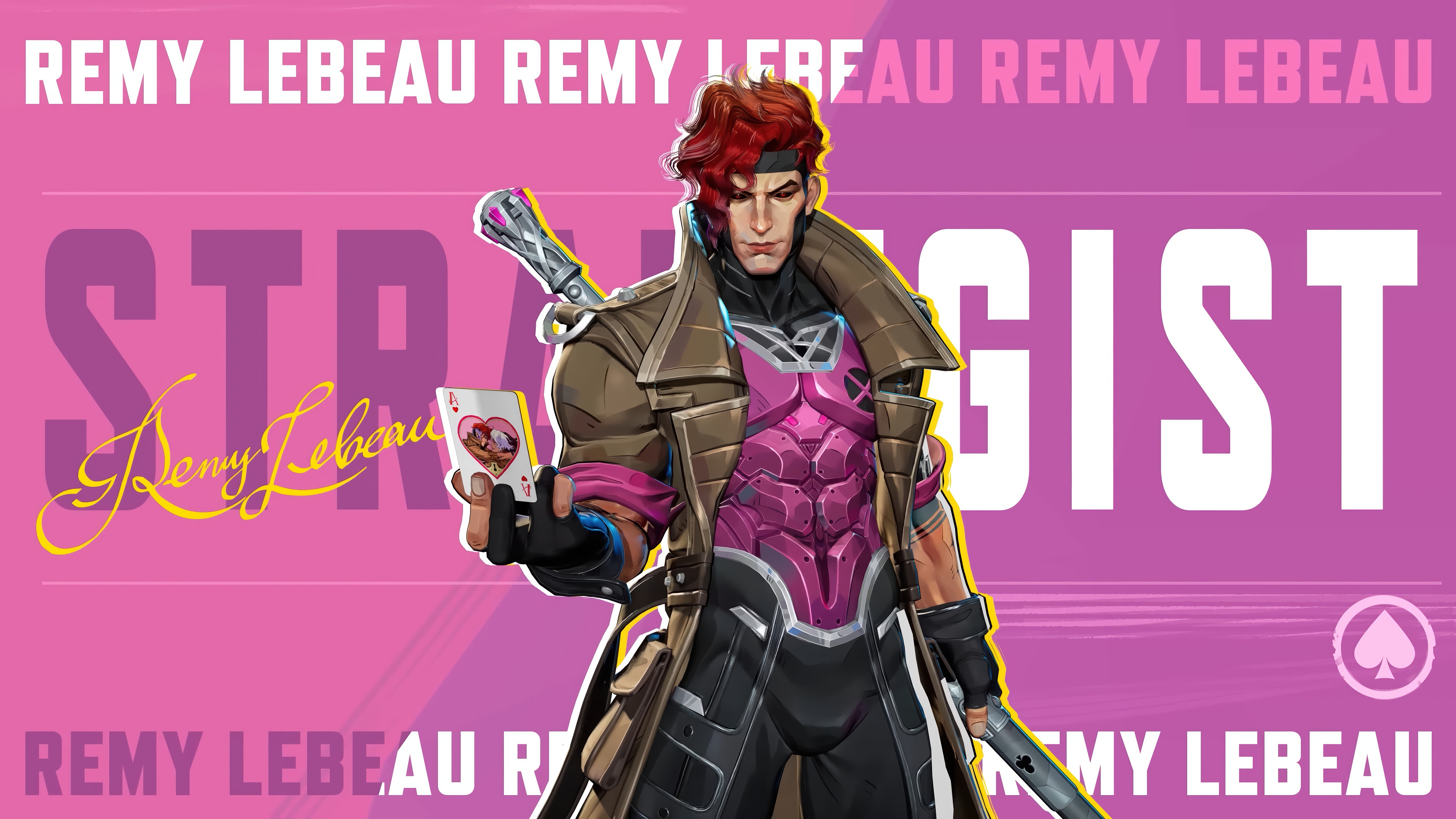 Gambit from Marvel Rivals 4K HD Wallpaper