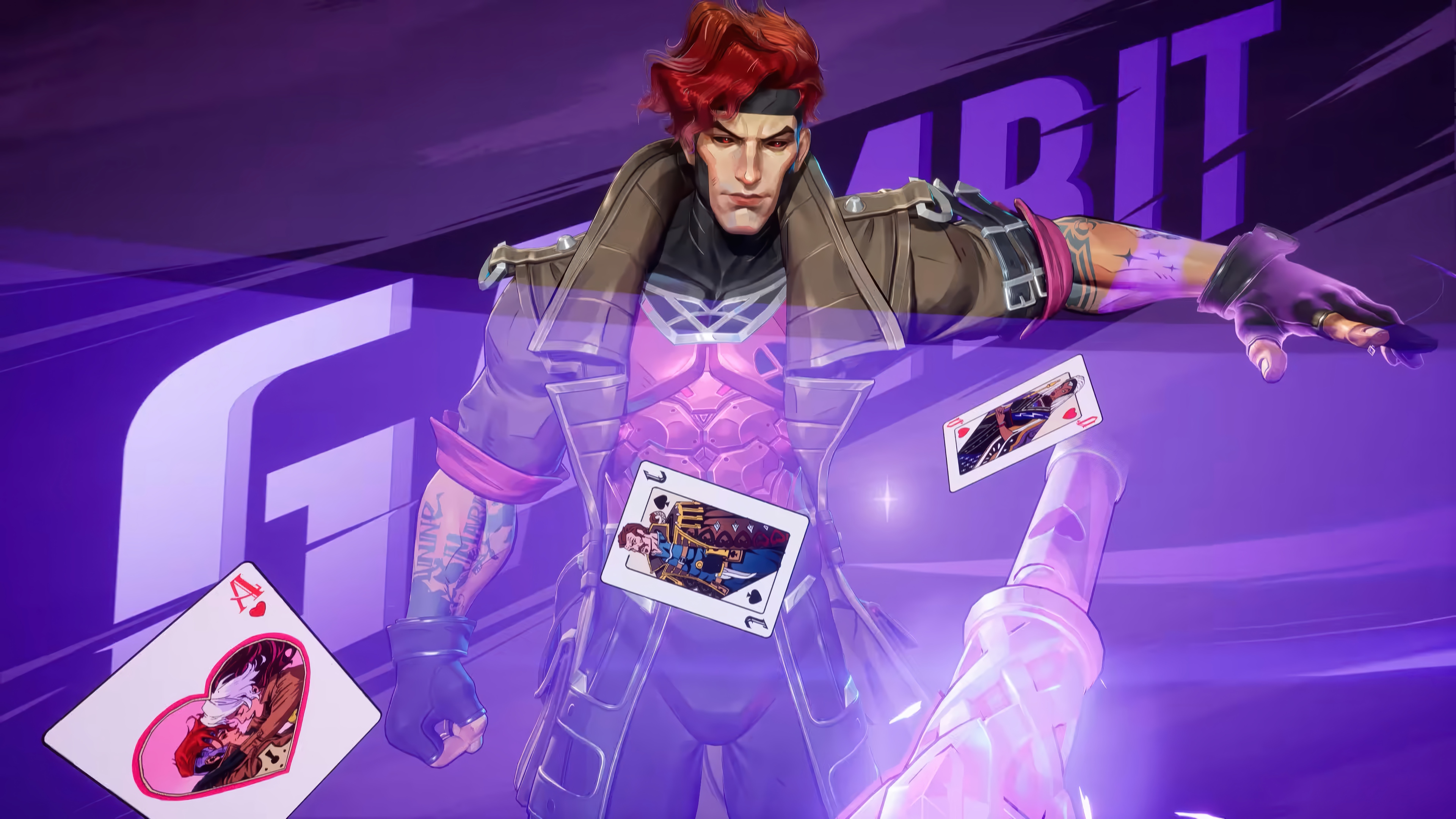 Gambit from Marvel Rivals 4K HD Wallpaper