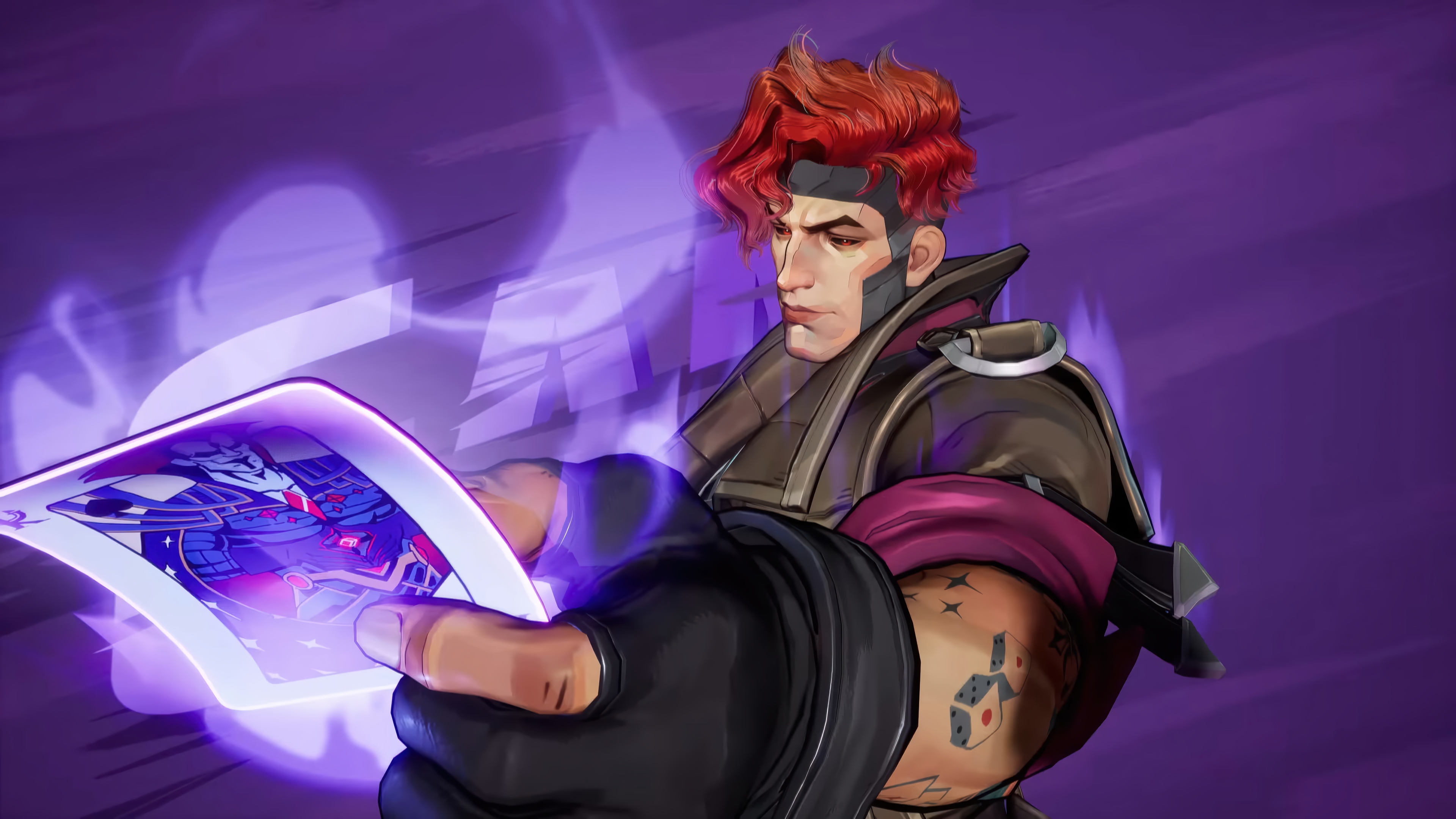 Gambit from Marvel Rivals 4K HD Wallpaper