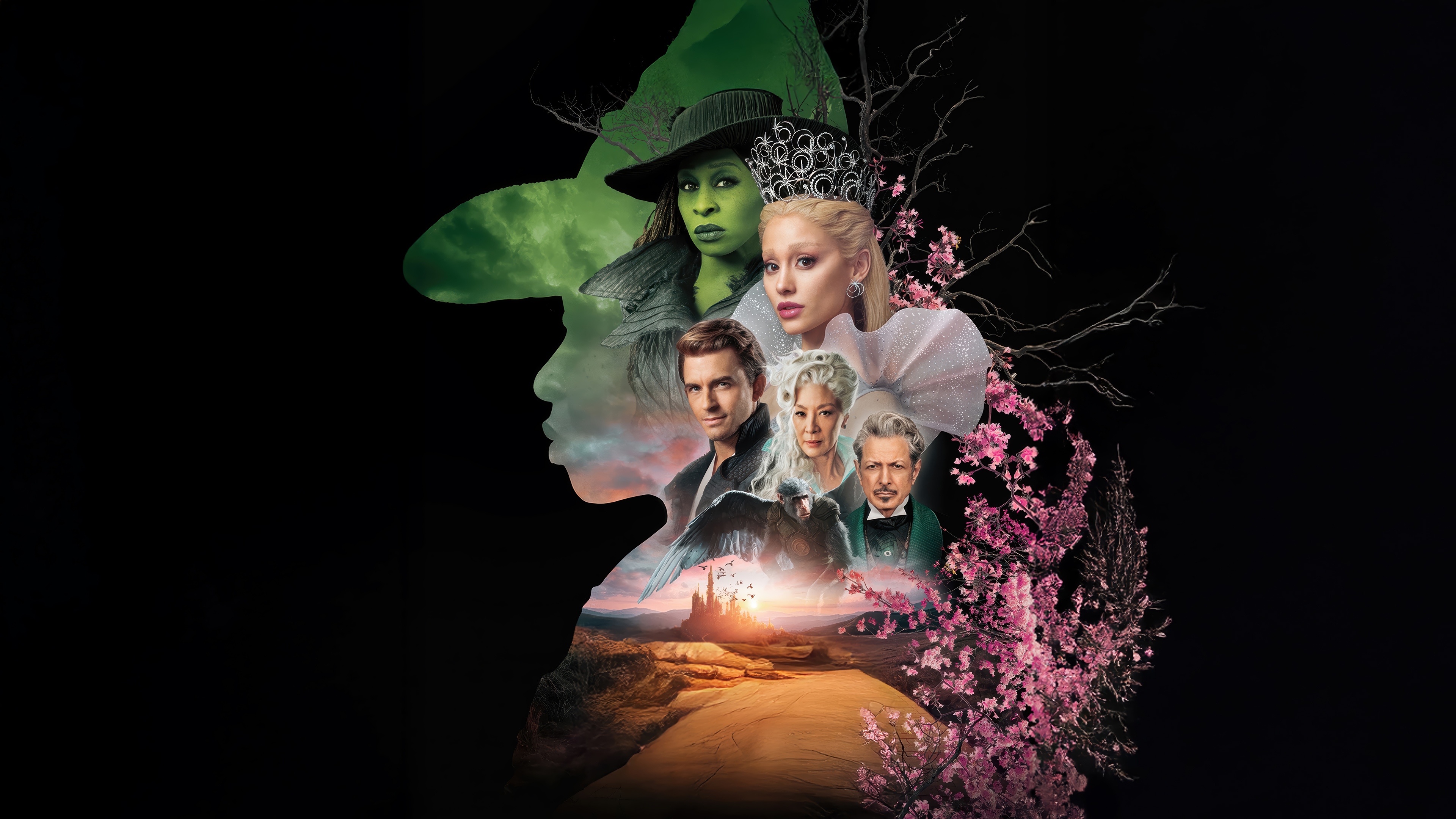 Wicked: For Good 4K HD Wallpaper