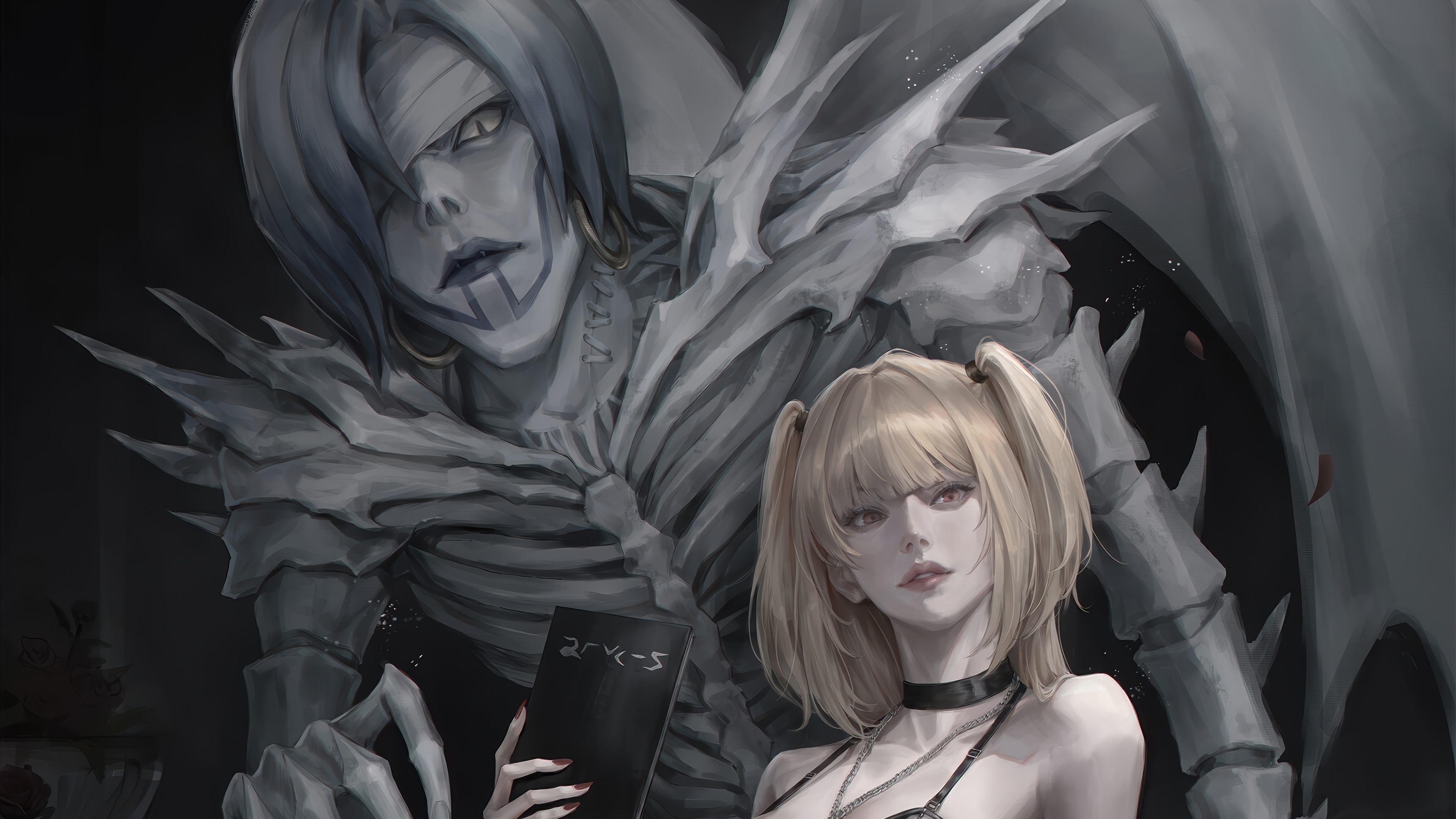 Misa Amane and Rem from Death Note 4K HD Wallpaper