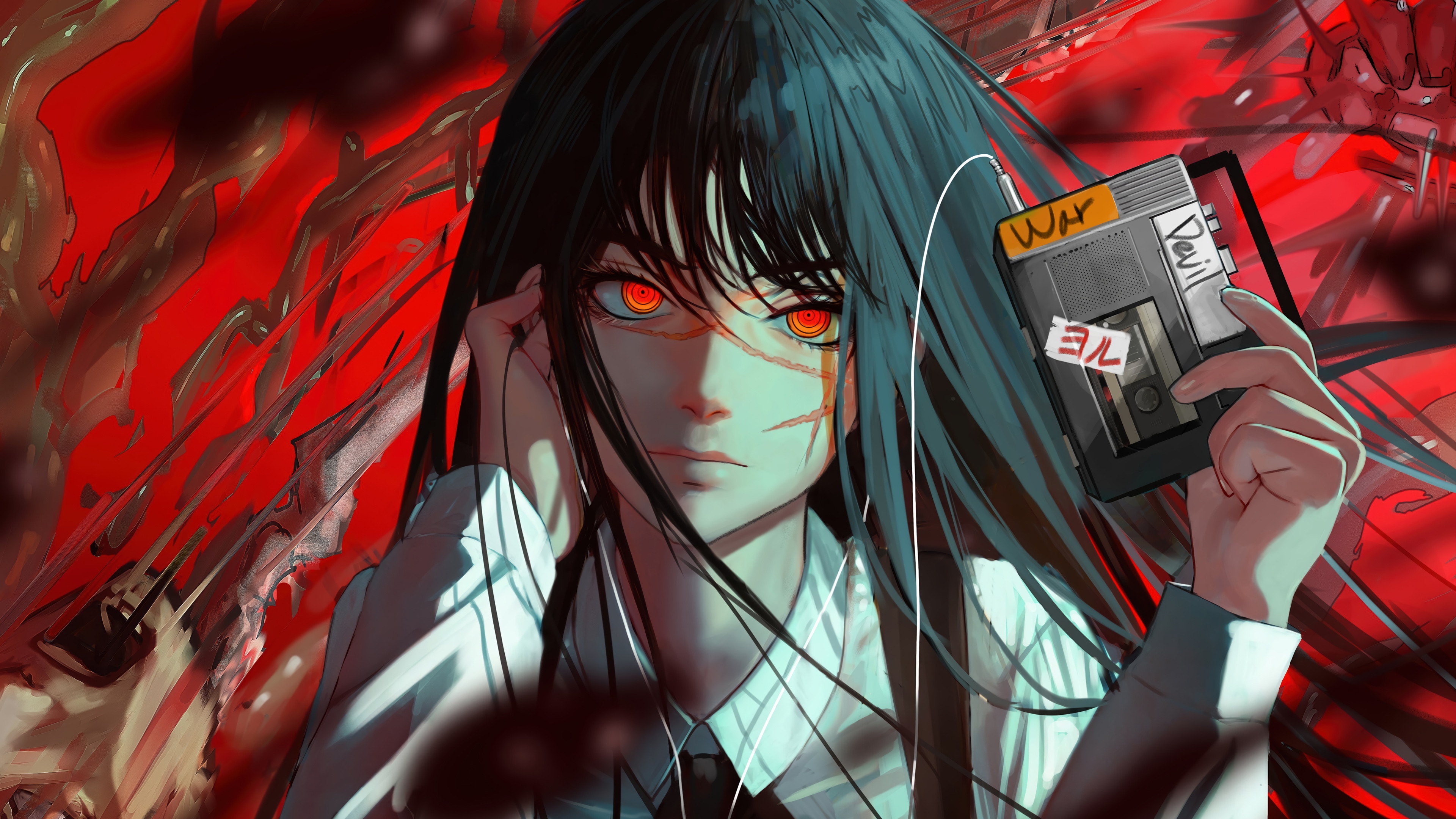 Yoru the War Devil from Chainsaw Man HD Wallpaper
