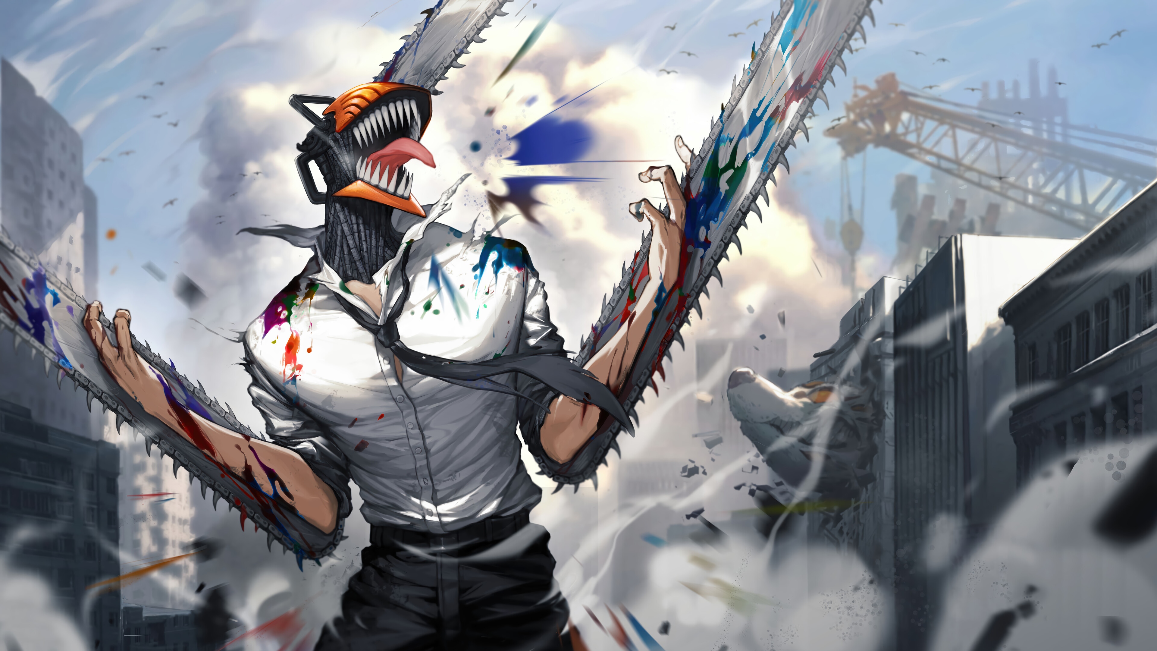 Denji from Chainsaw Man in 4K HD Wallpaper