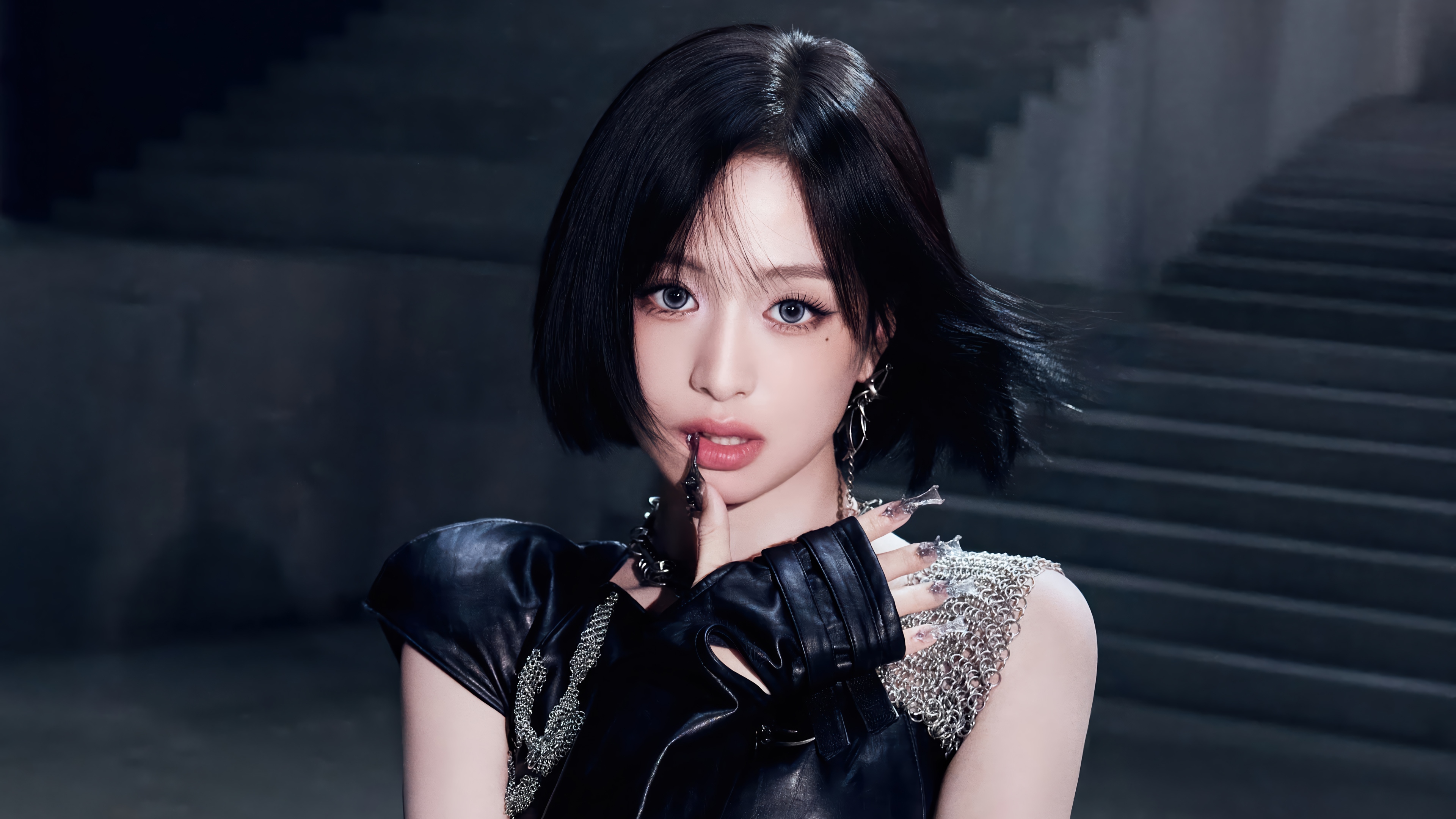 Ahyeon from BABYMONSTER in 4K HD Wallpaper