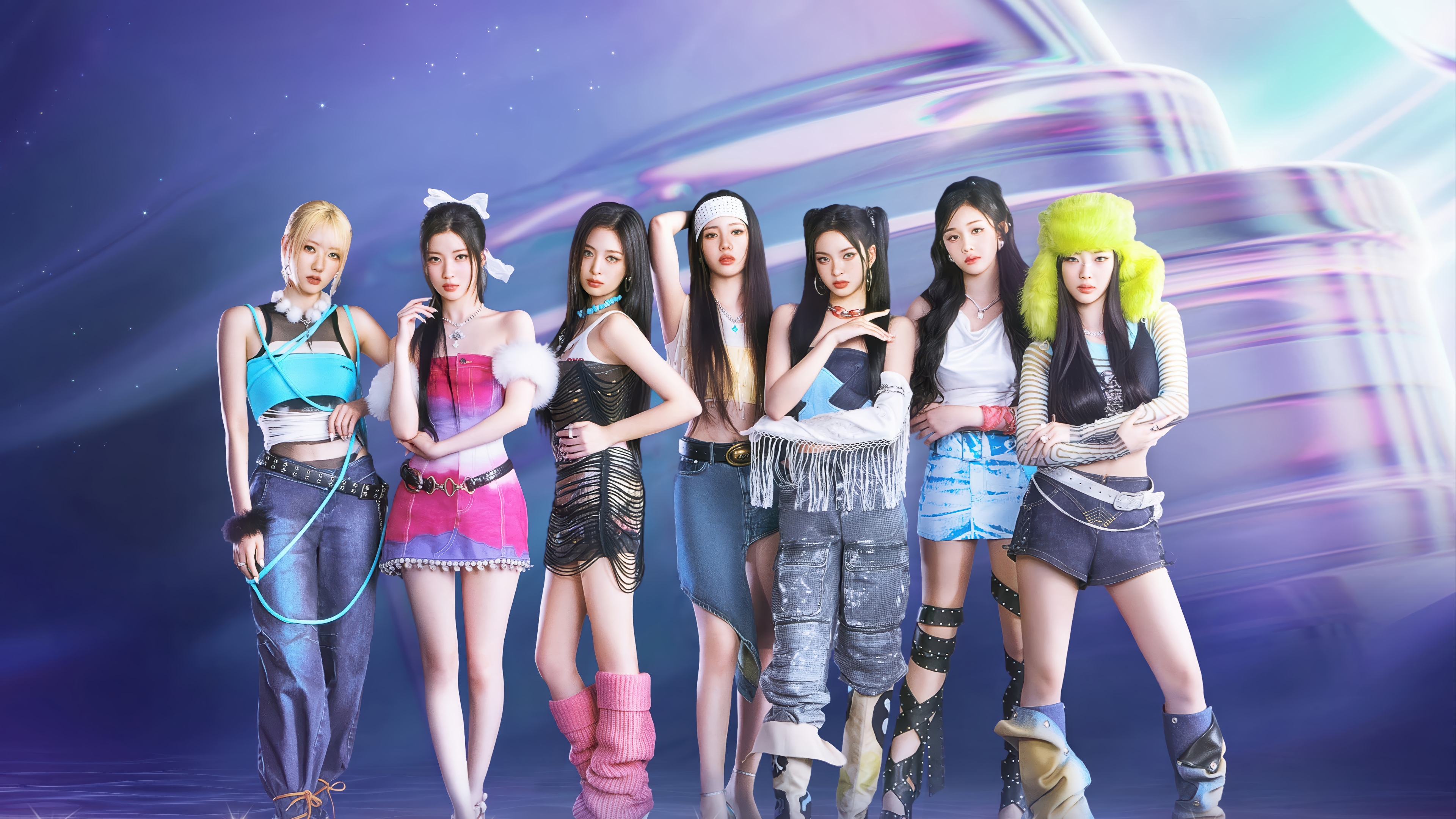 BABYMONSTER KPop group in PUBG Mobile 4K HD Wallpaper