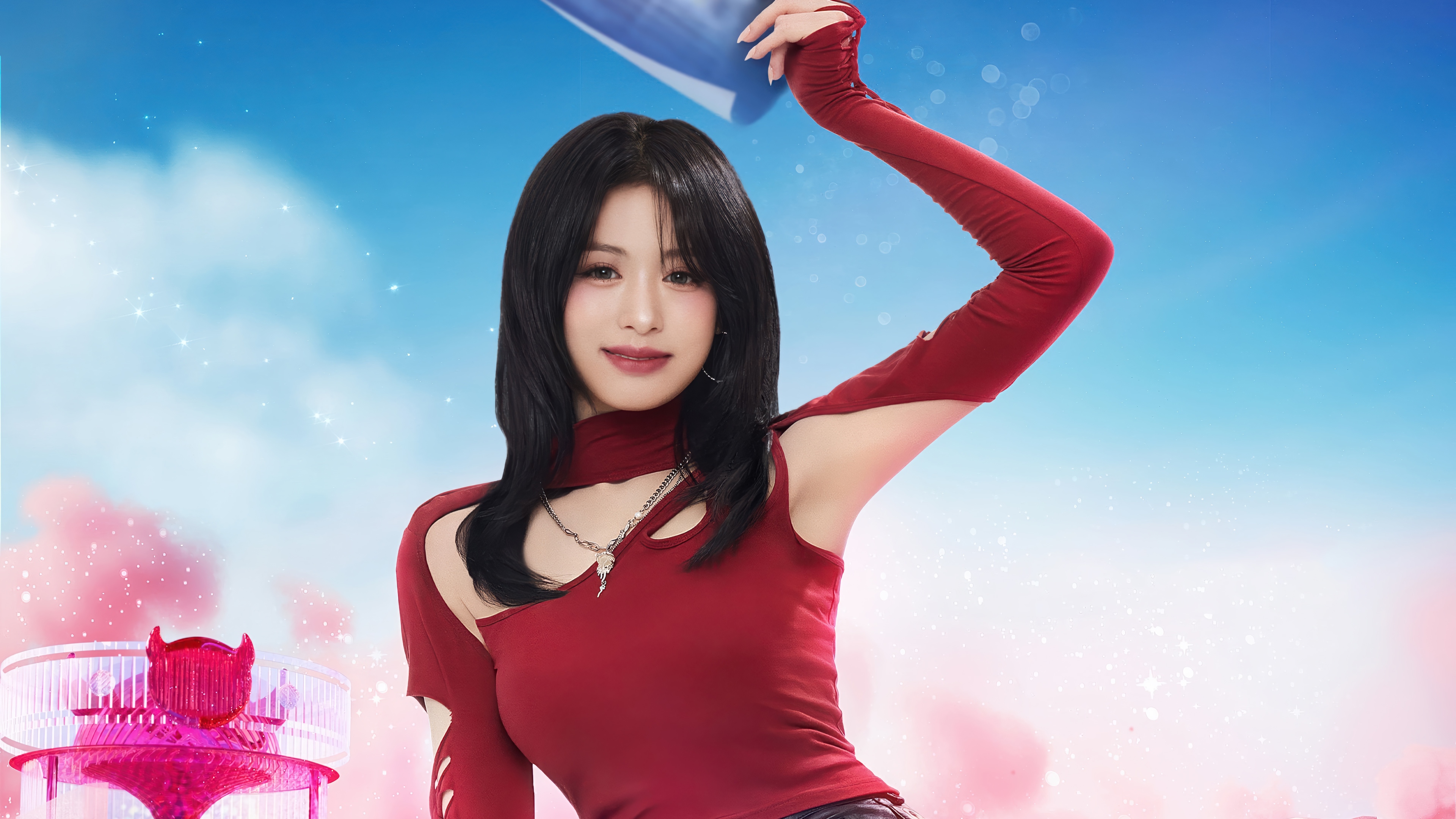 Ahyeon from BABYMONSTER in 4K HD Wallpaper
