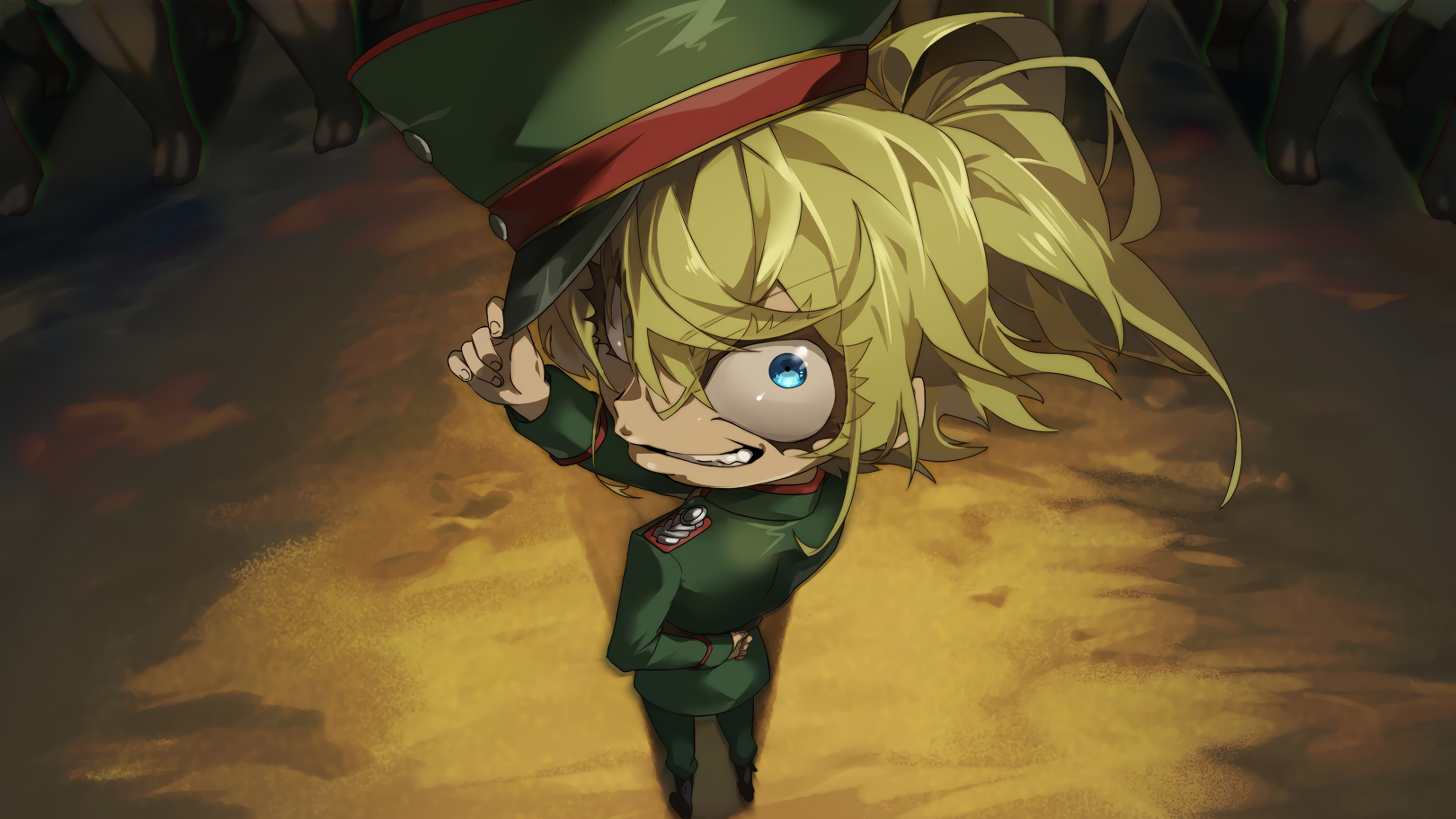 Tanya von Degurechaff from Saga of Tanya the Evil in 4K HD Wallpaper