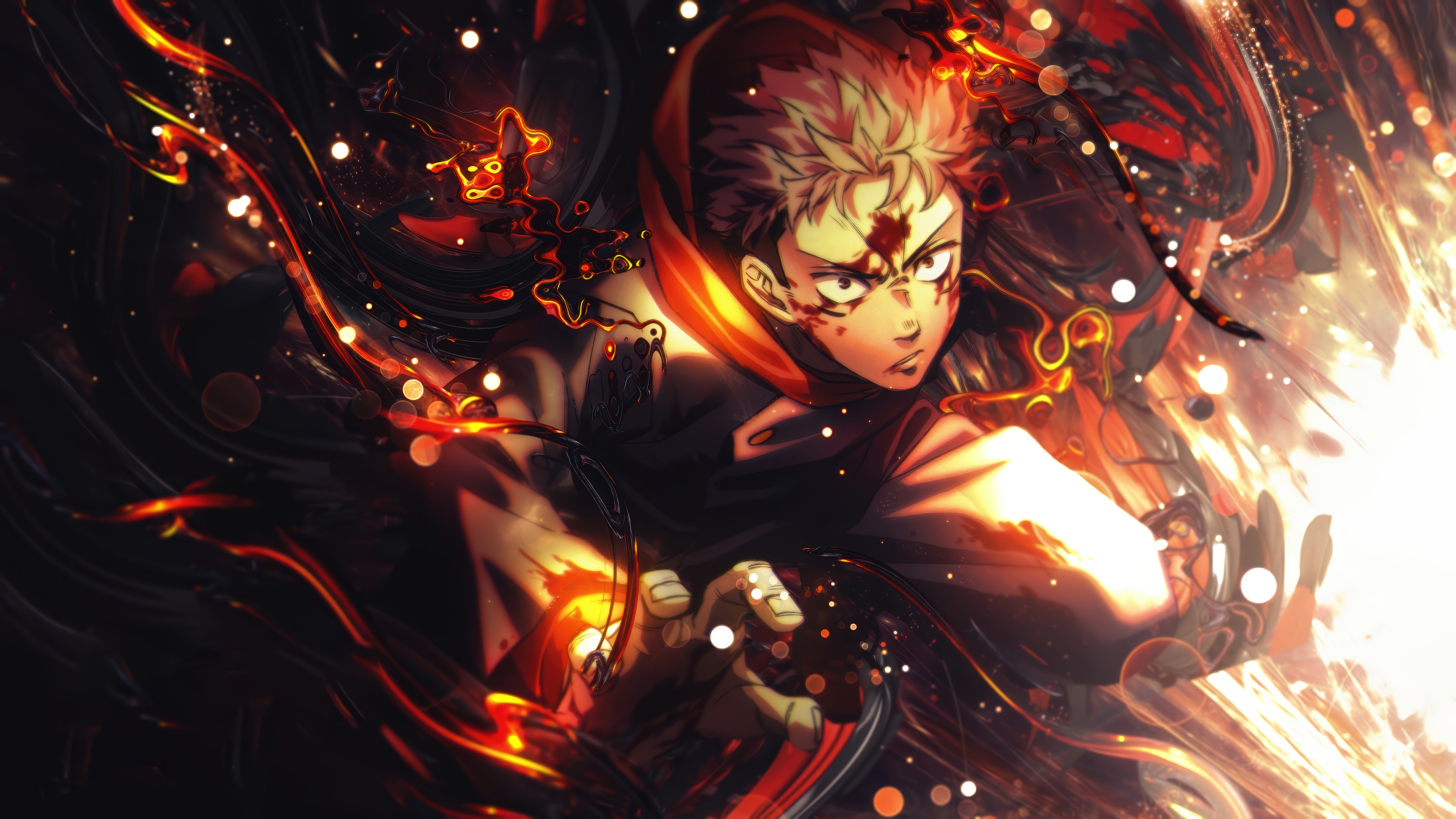 Yuji Itadori from Jujutsu Kaisen 4K HD Wallpaper