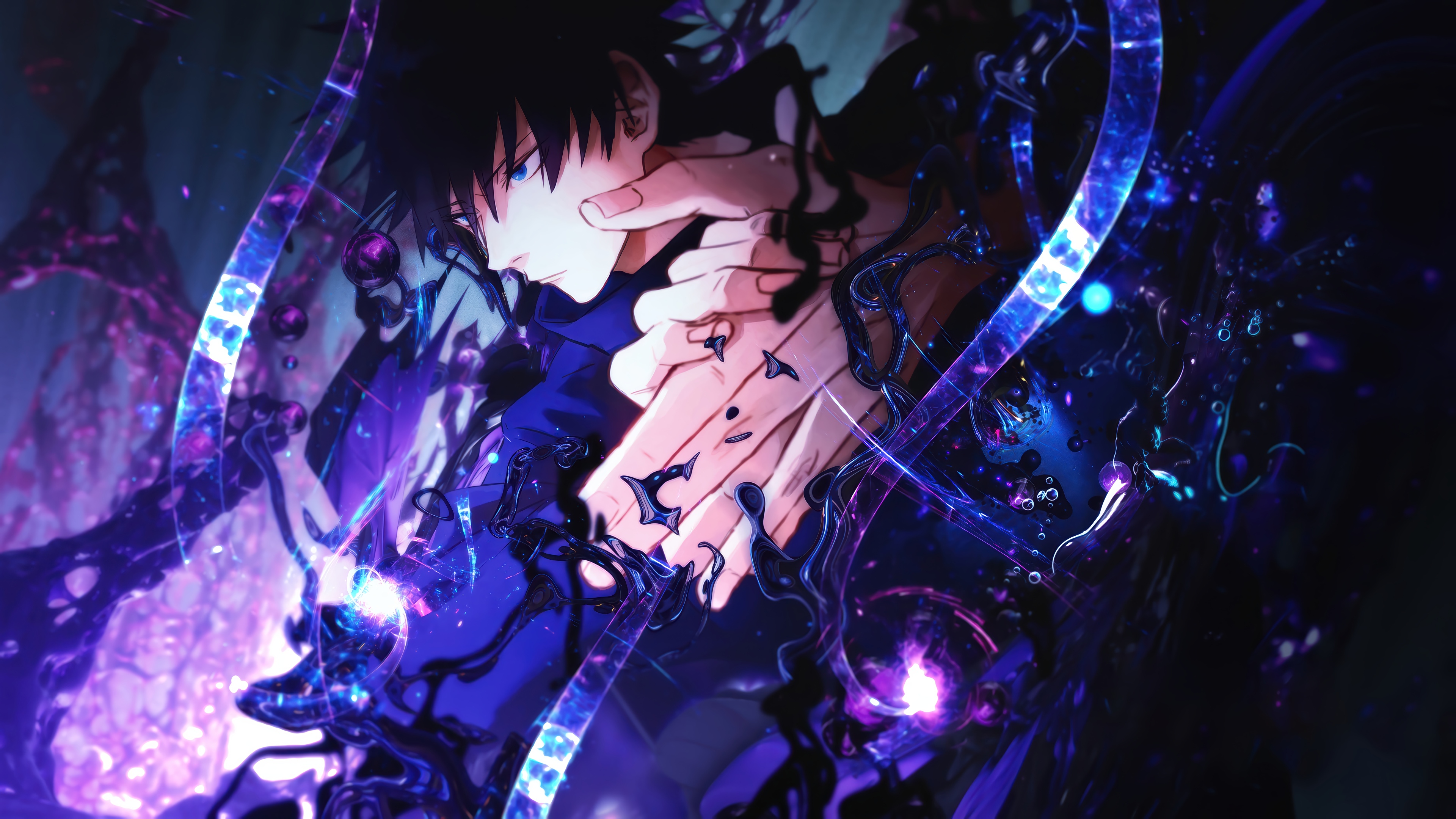 Megumi Fushiguro from Jujutsu Kaisen 4K HD Wallpaper