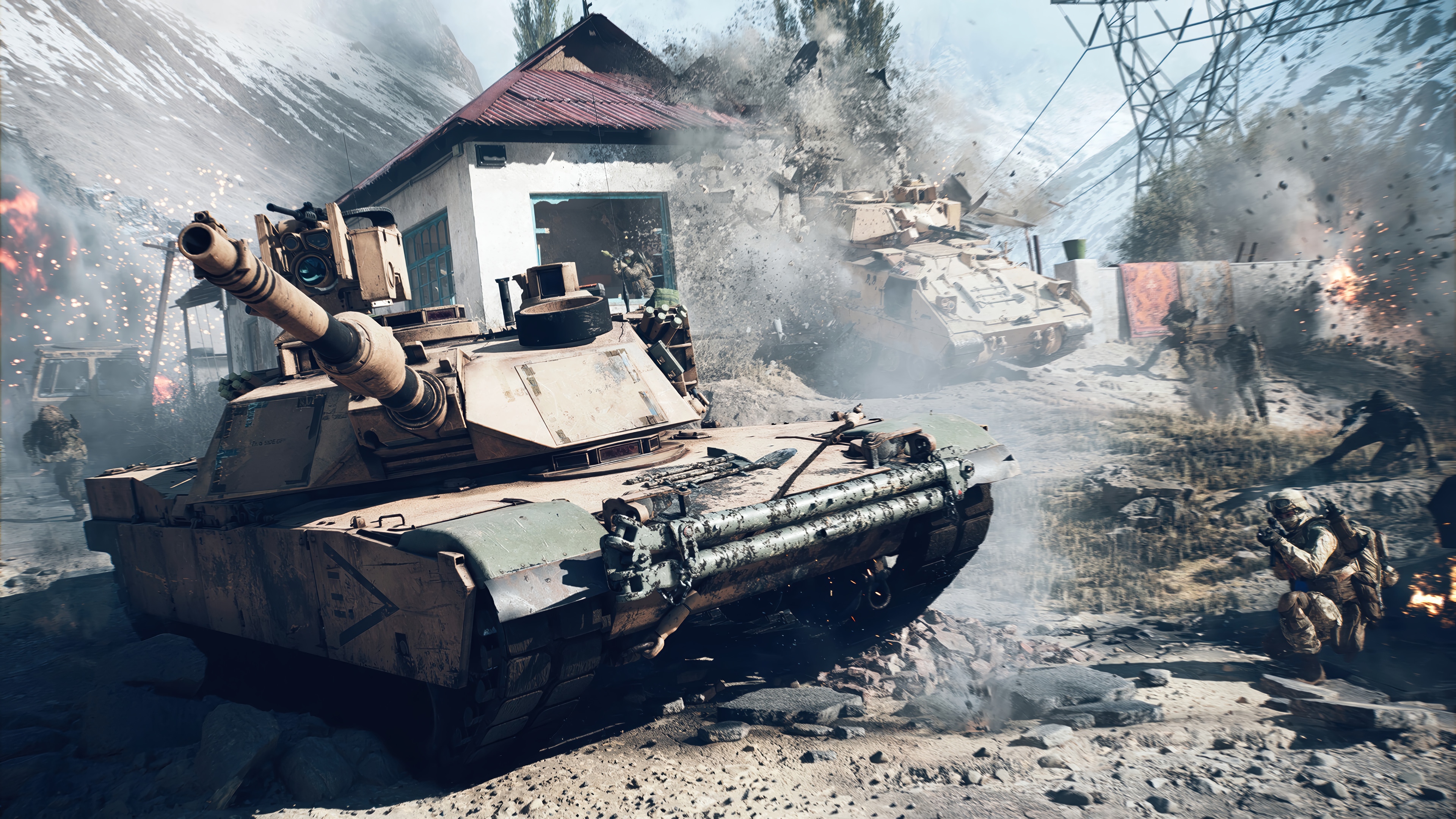 Battlefield 6 Tank Combat 4K HD Wallpaper