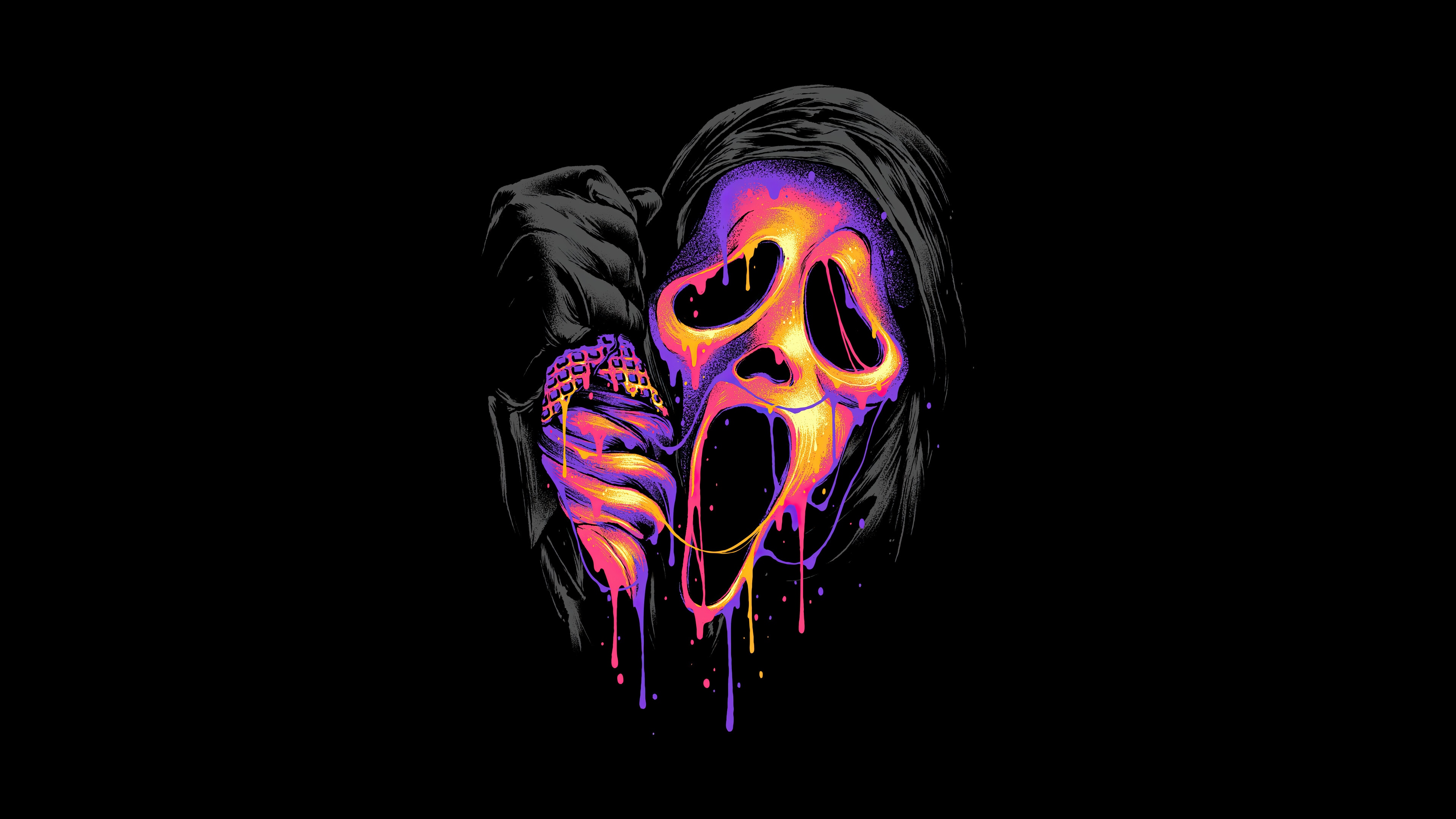 Ghostface from Scream 4K HD Wallpaper