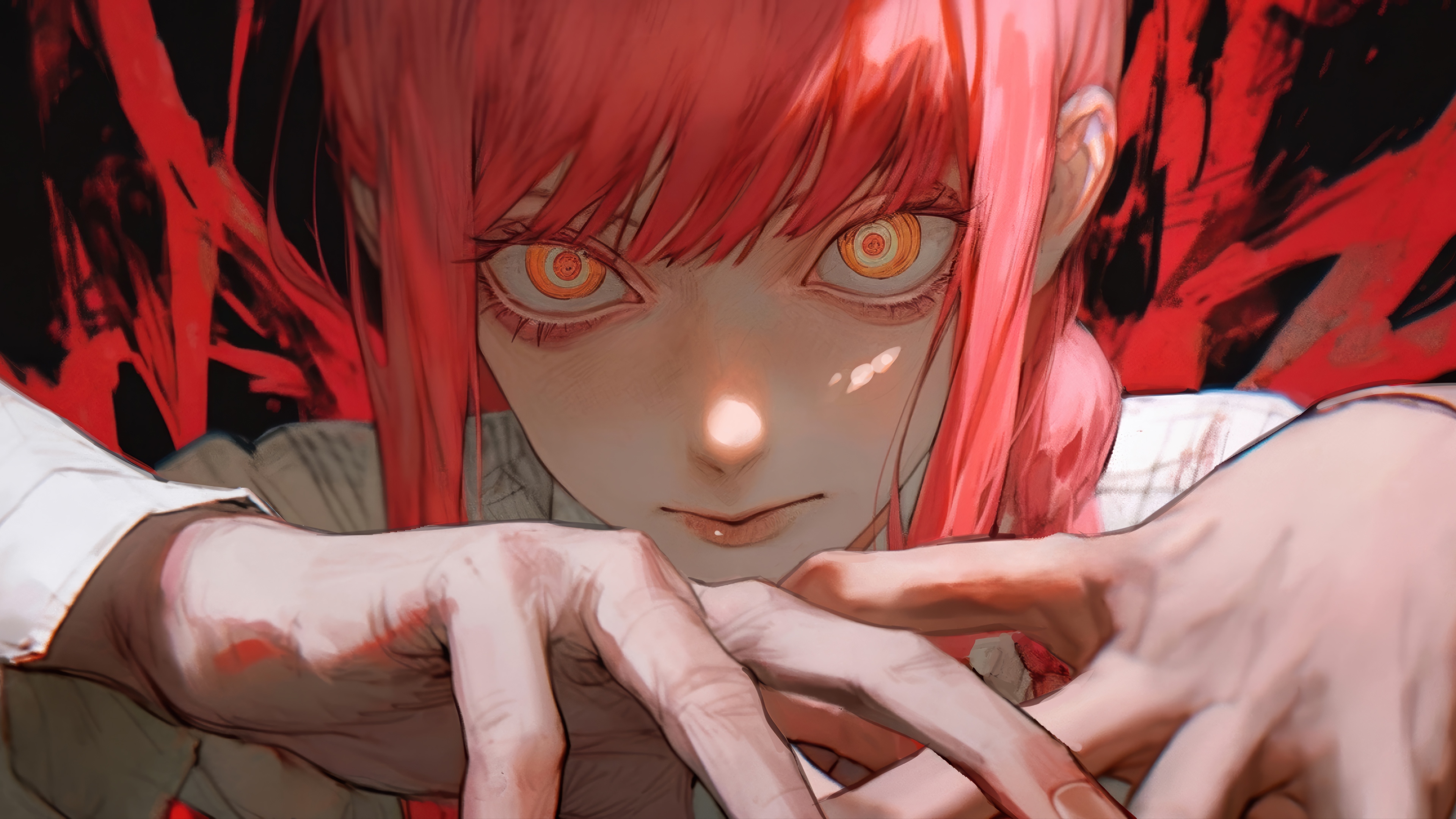 Makima from Chainsaw Man in 4K HD Wallpaper