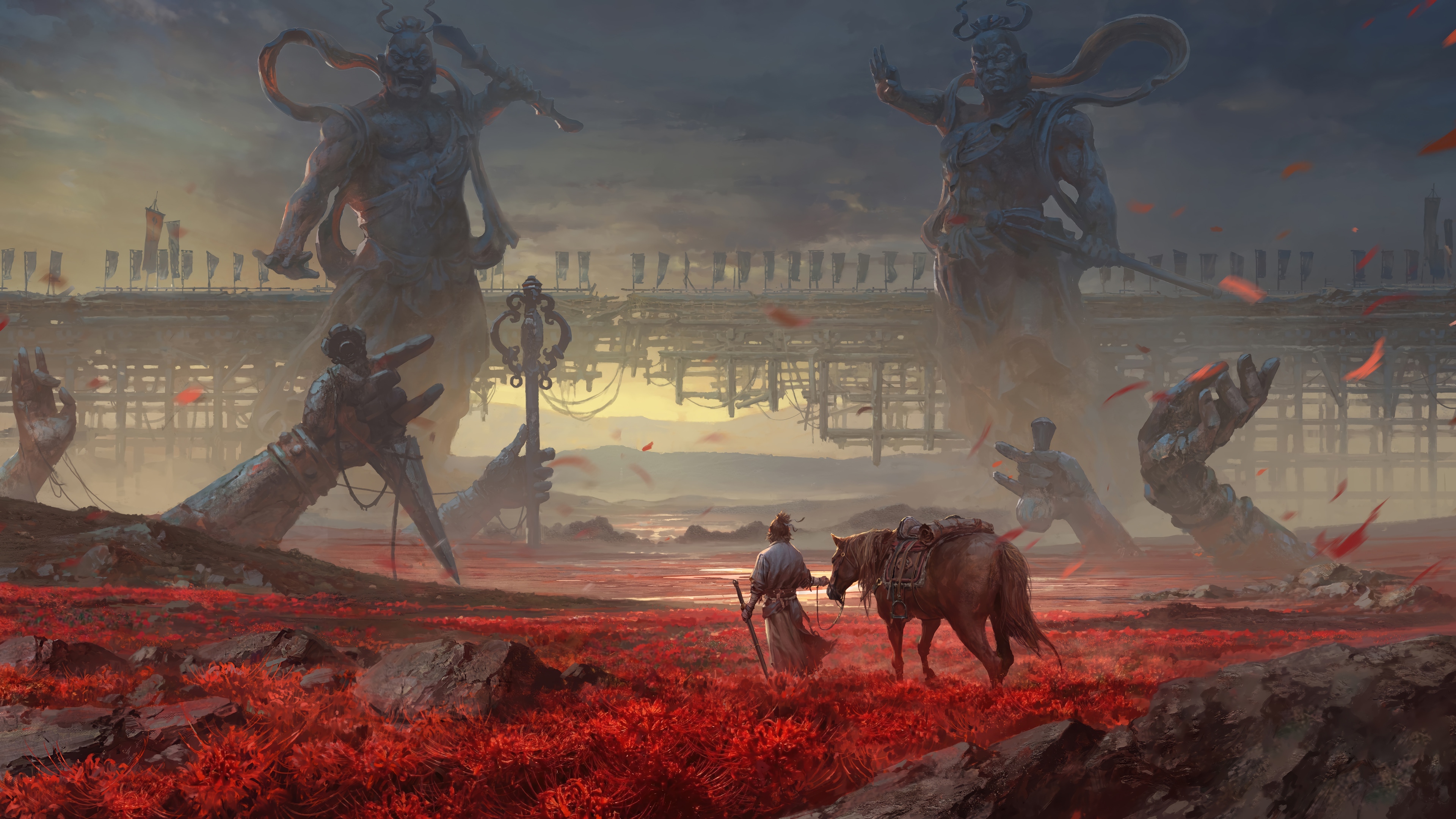 Where Winds Meet Video Game 4K HD Wallpaper
