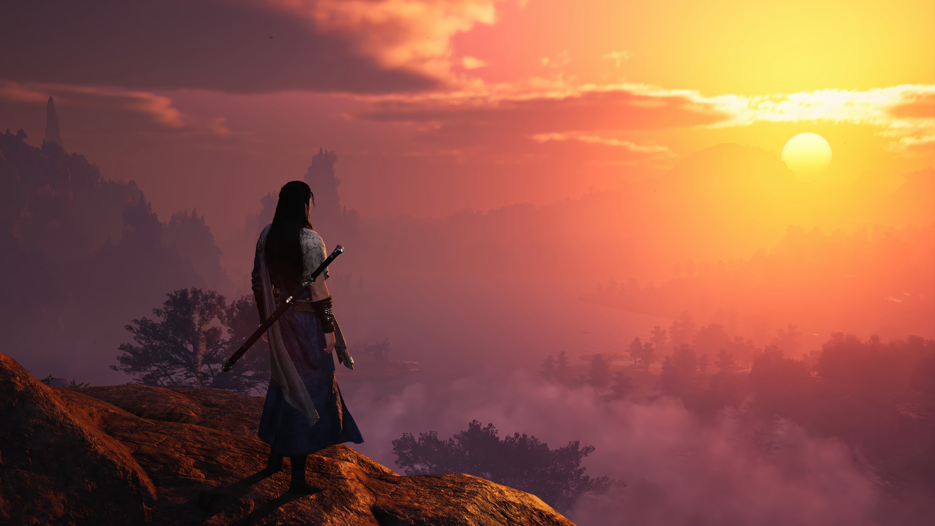 Where Winds Meet Video Game Scenery 4K HD Wallpaper
